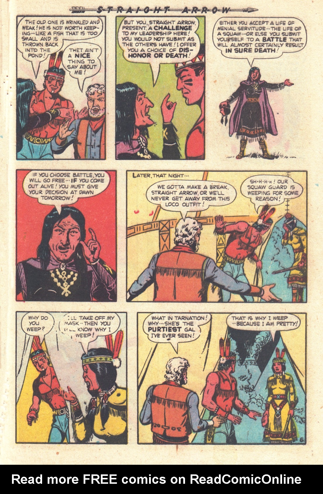 Read online Straight Arrow comic -  Issue #18 - 31