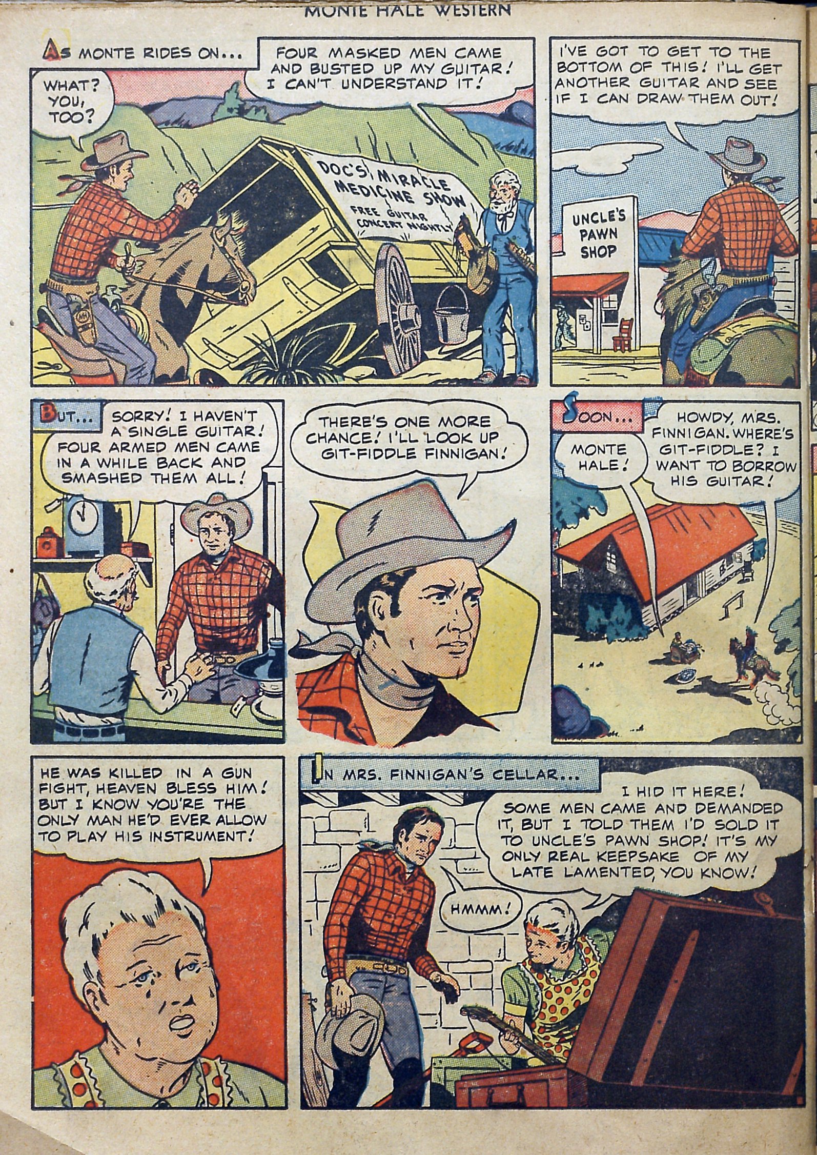 Read online Monte Hale Western comic -  Issue #46 - 30