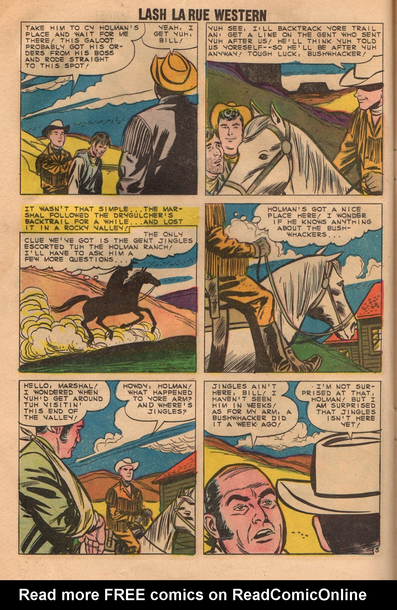 Read online Lash Larue Western (1949) comic -  Issue #77 - 24