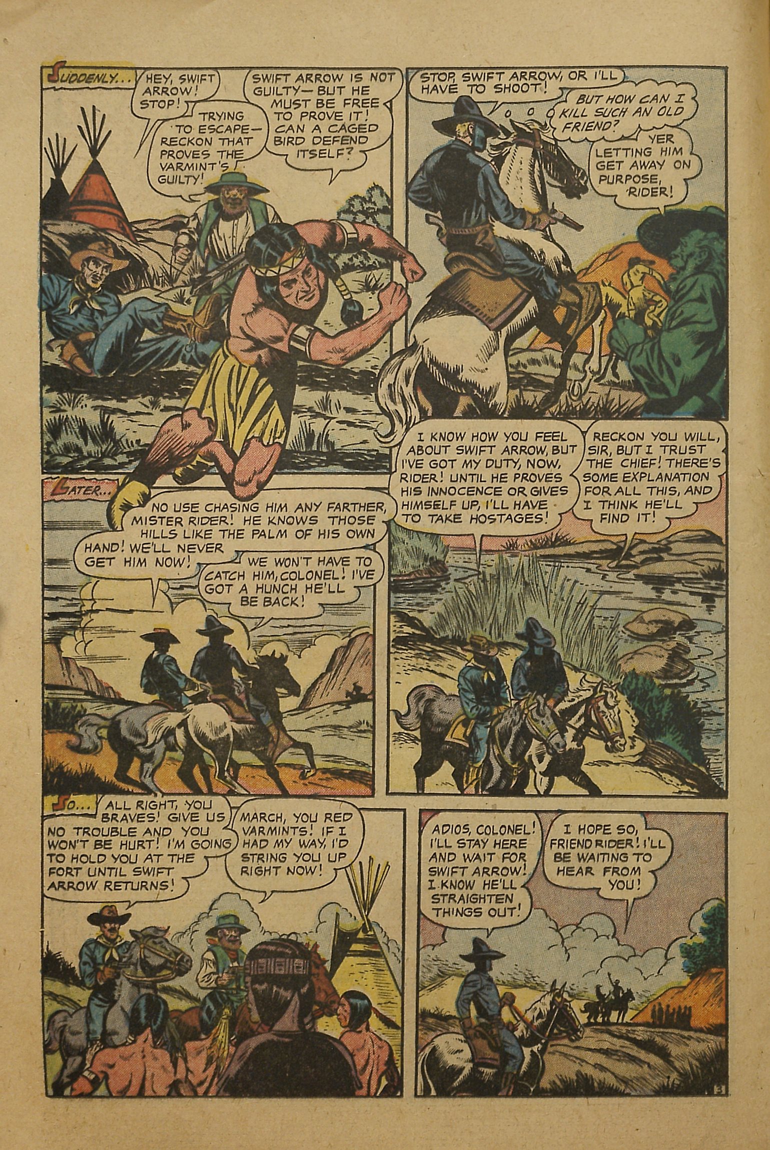 Read online Swift Arrow (1957) comic -  Issue #2 - 14