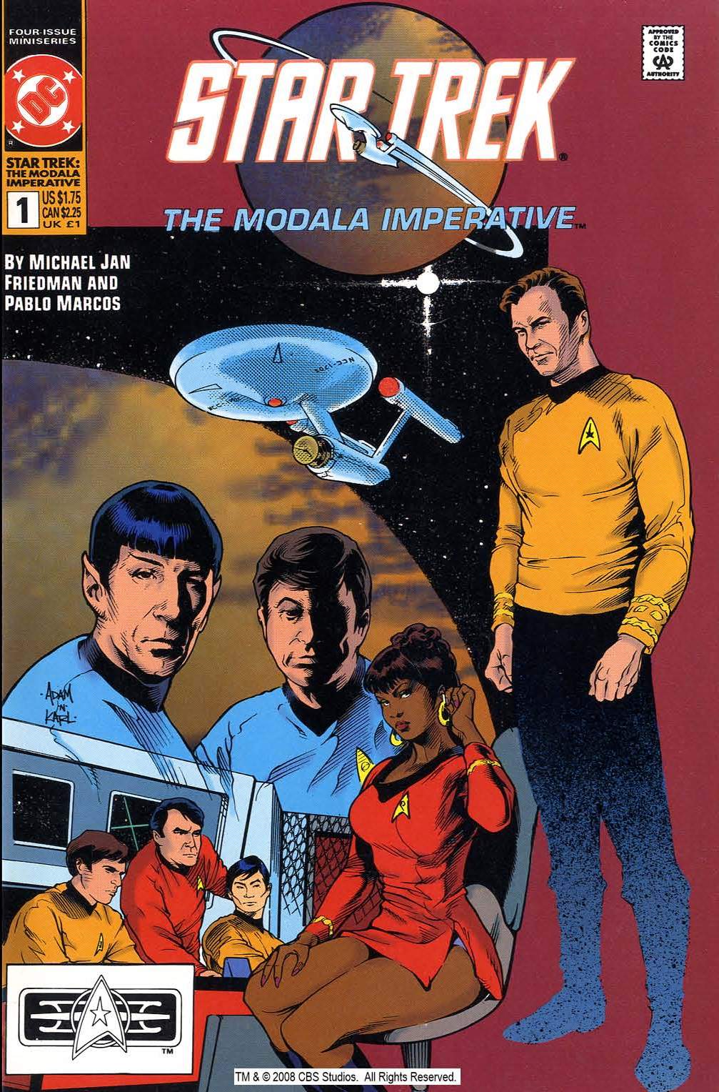 Read online Star Trek: The Modala Imperative comic -  Issue #1 - 1