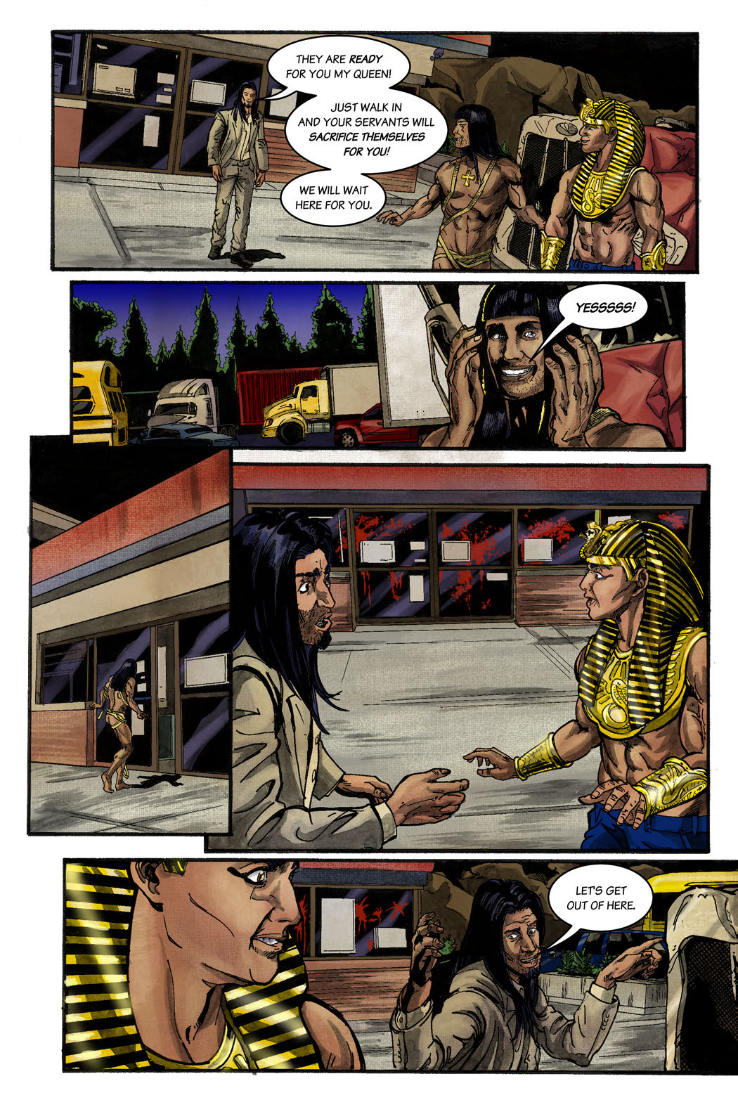 Read online King Tut: Truck Driving Pharaoh comic -  Issue #2 - 6