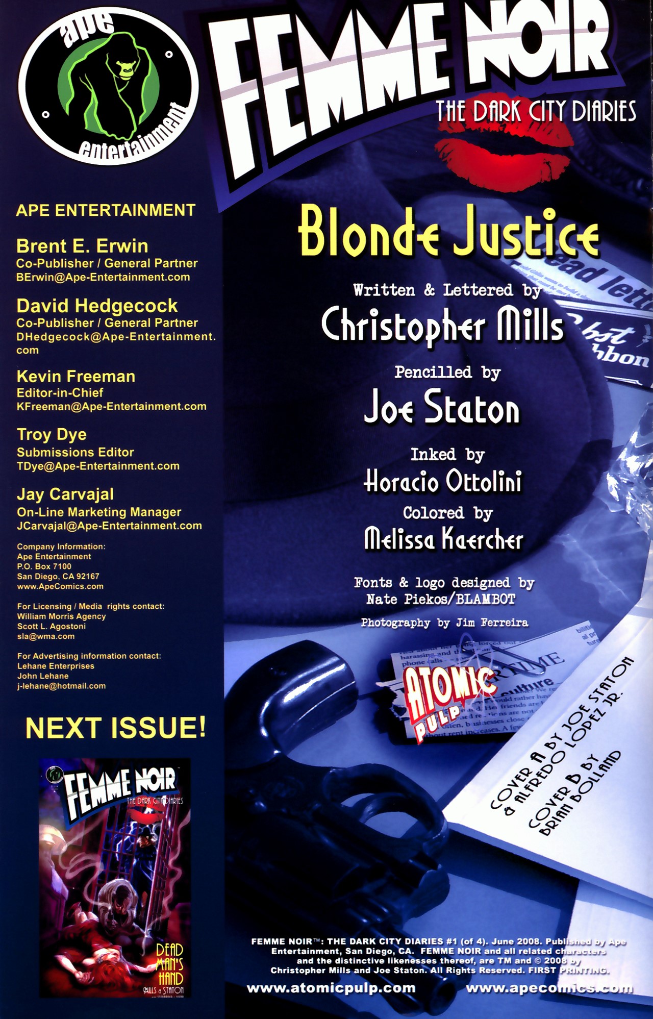 Read online Femme Noir: The Dark City Diaries comic -  Issue #1 - 3
