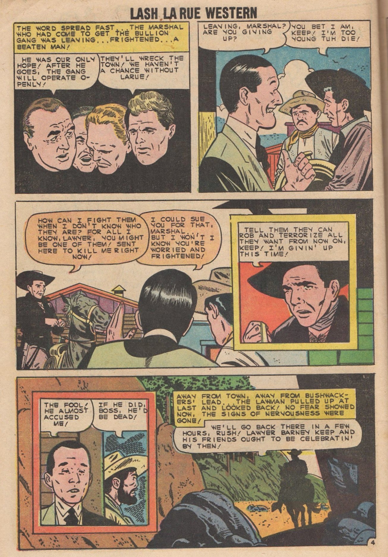 Read online Lash Larue Western (1949) comic -  Issue #80 - 32