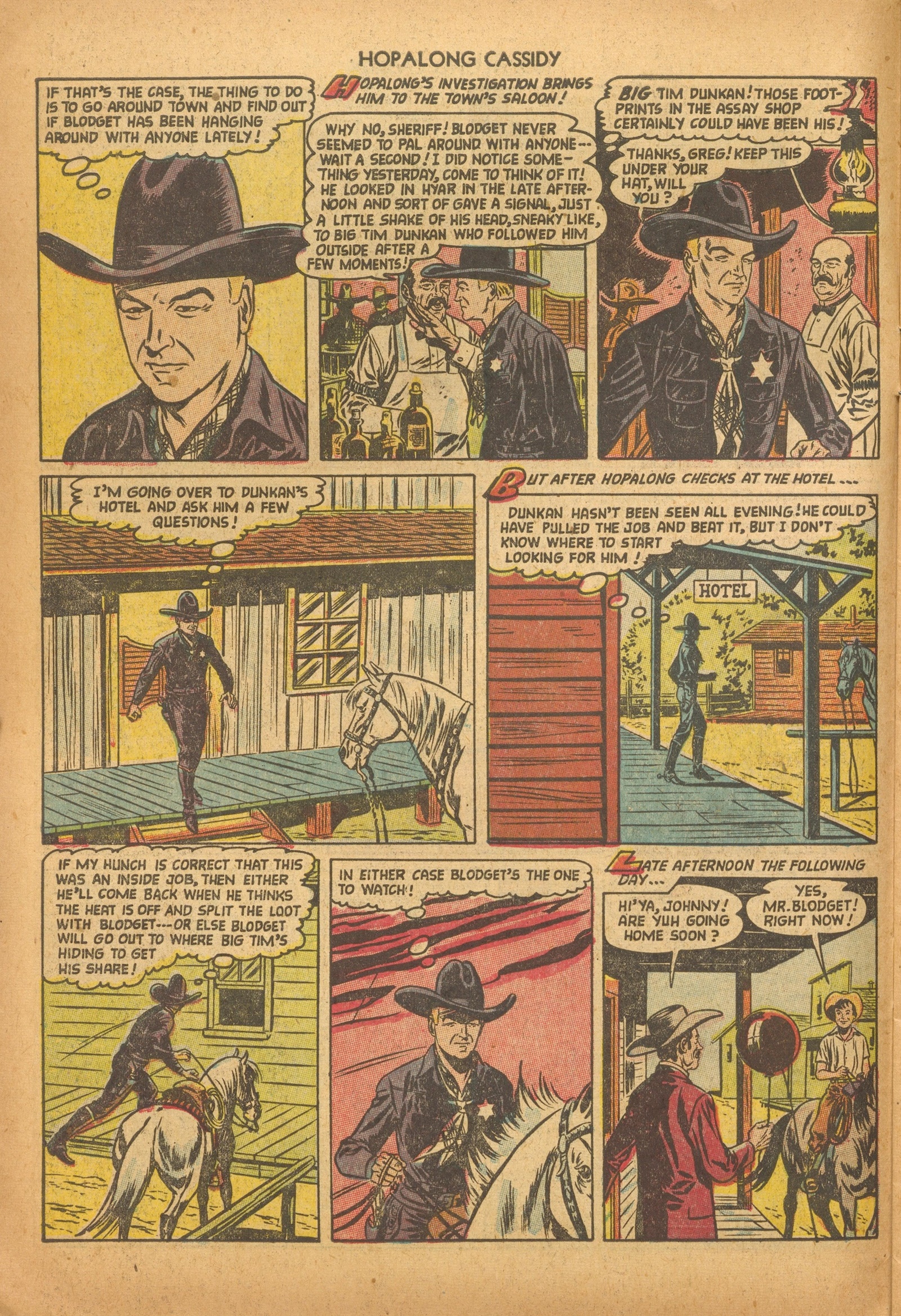 Read online Hopalong Cassidy comic -  Issue #83 - 10