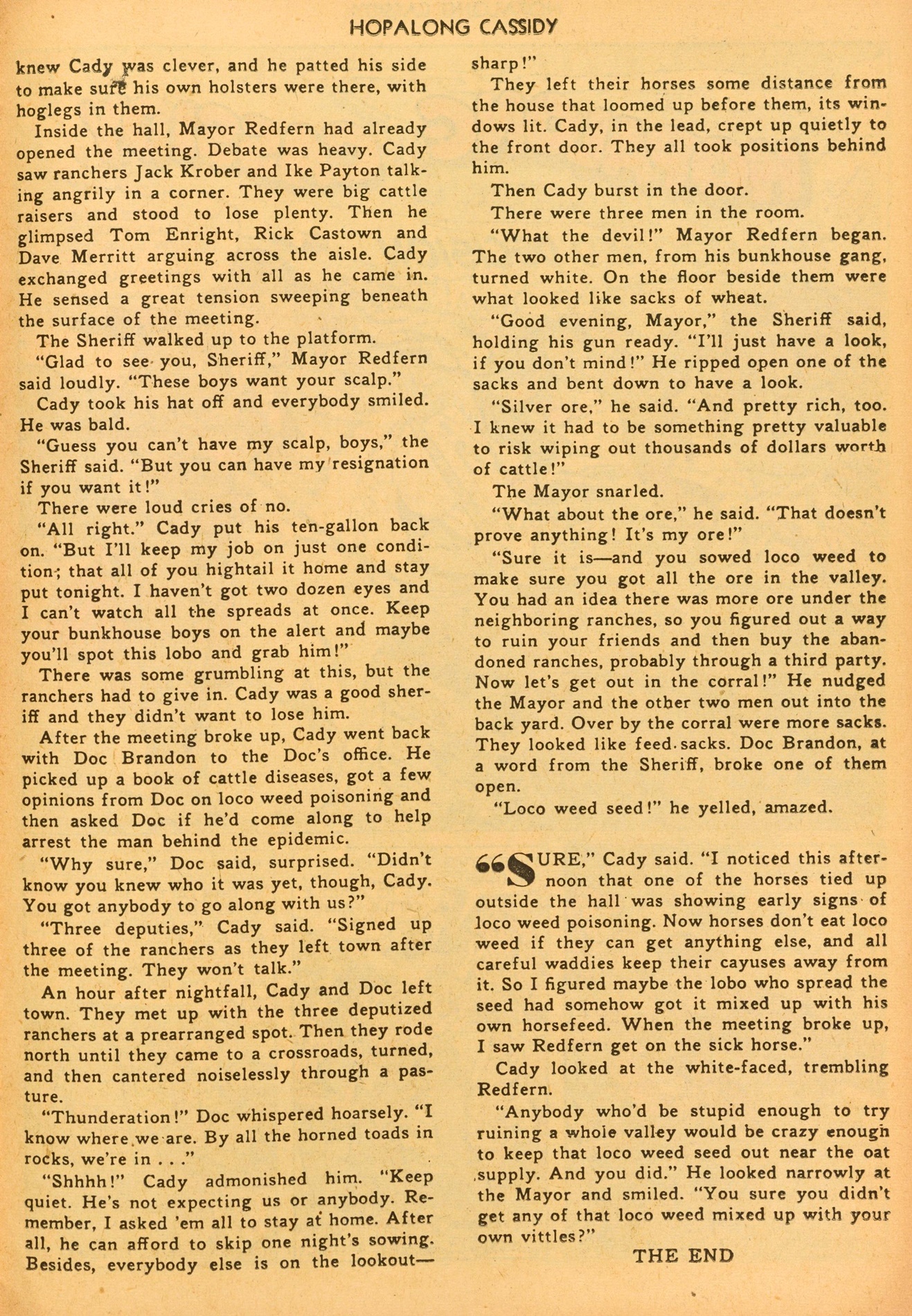Read online Hopalong Cassidy comic -  Issue #62 - 23