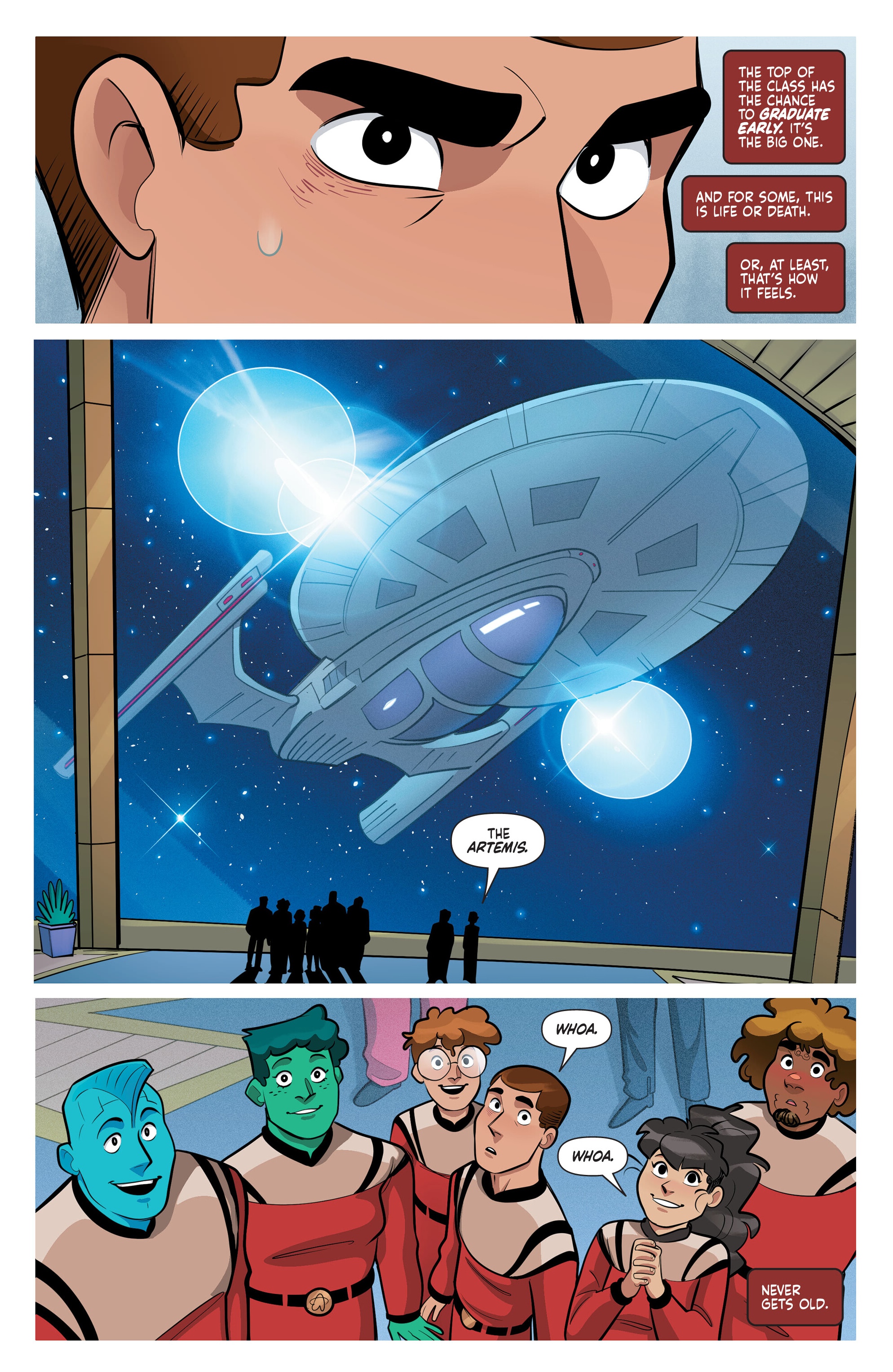 Read online Star Trek: Picard's Academy comic -  Issue #4 - 4