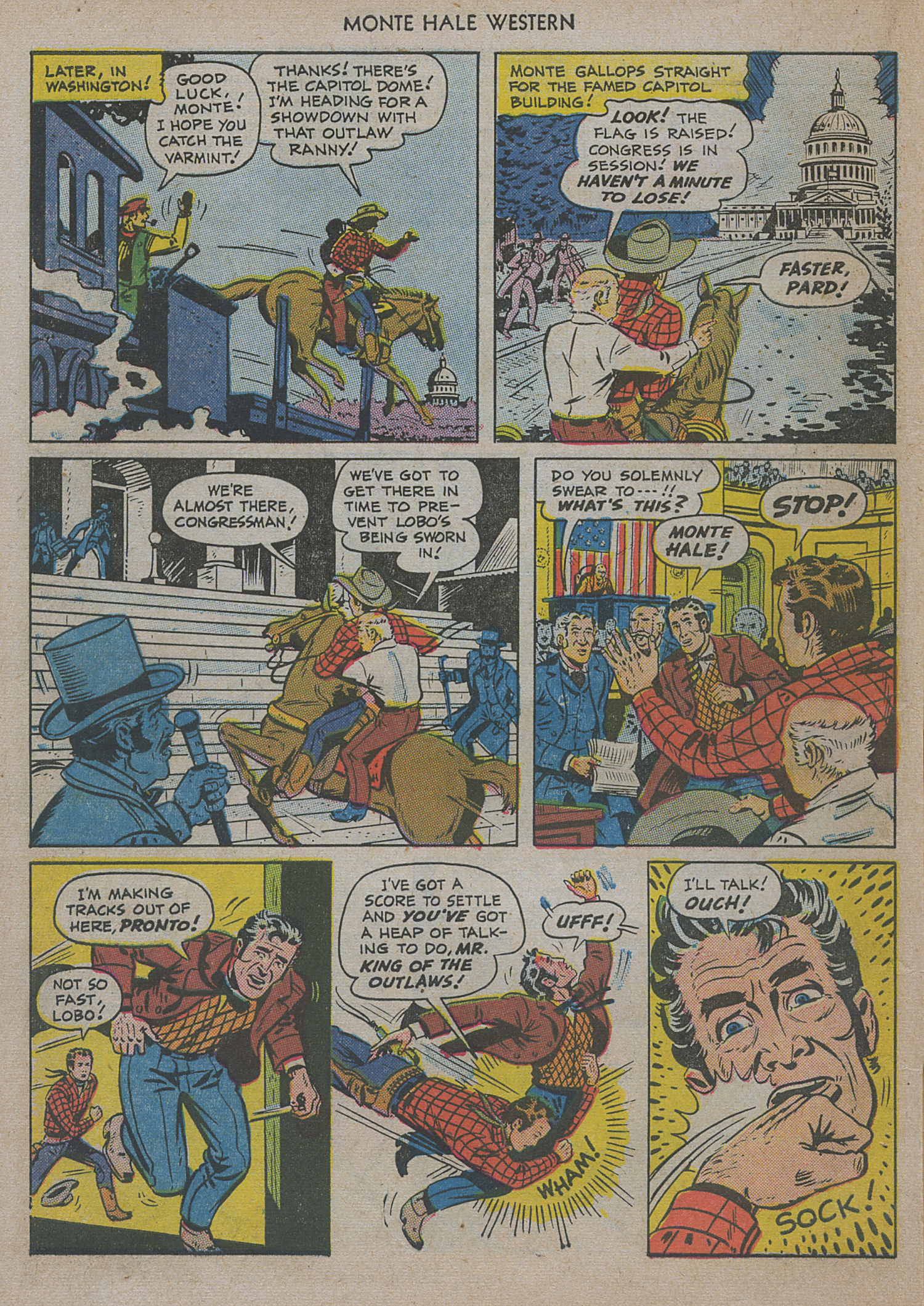 Read online Monte Hale Western comic -  Issue #47 - 10