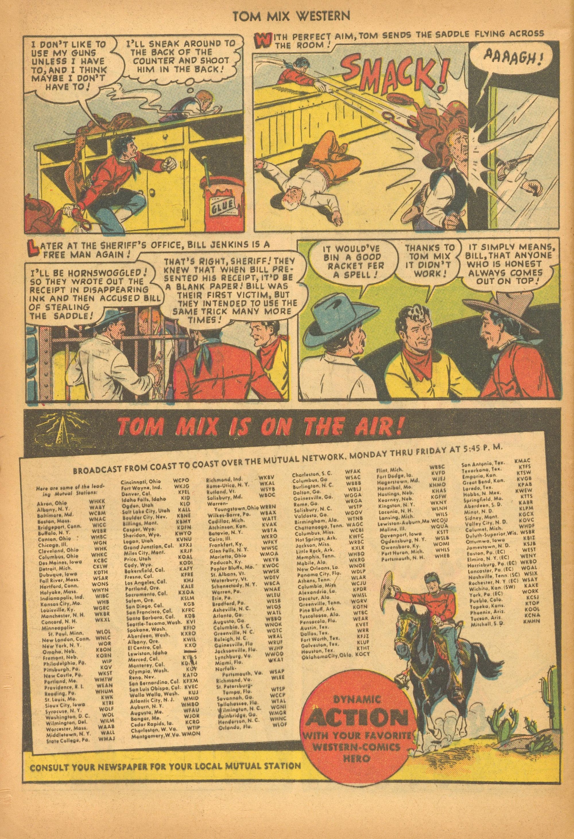 Read online Tom Mix Western (1948) comic -  Issue #20 - 48