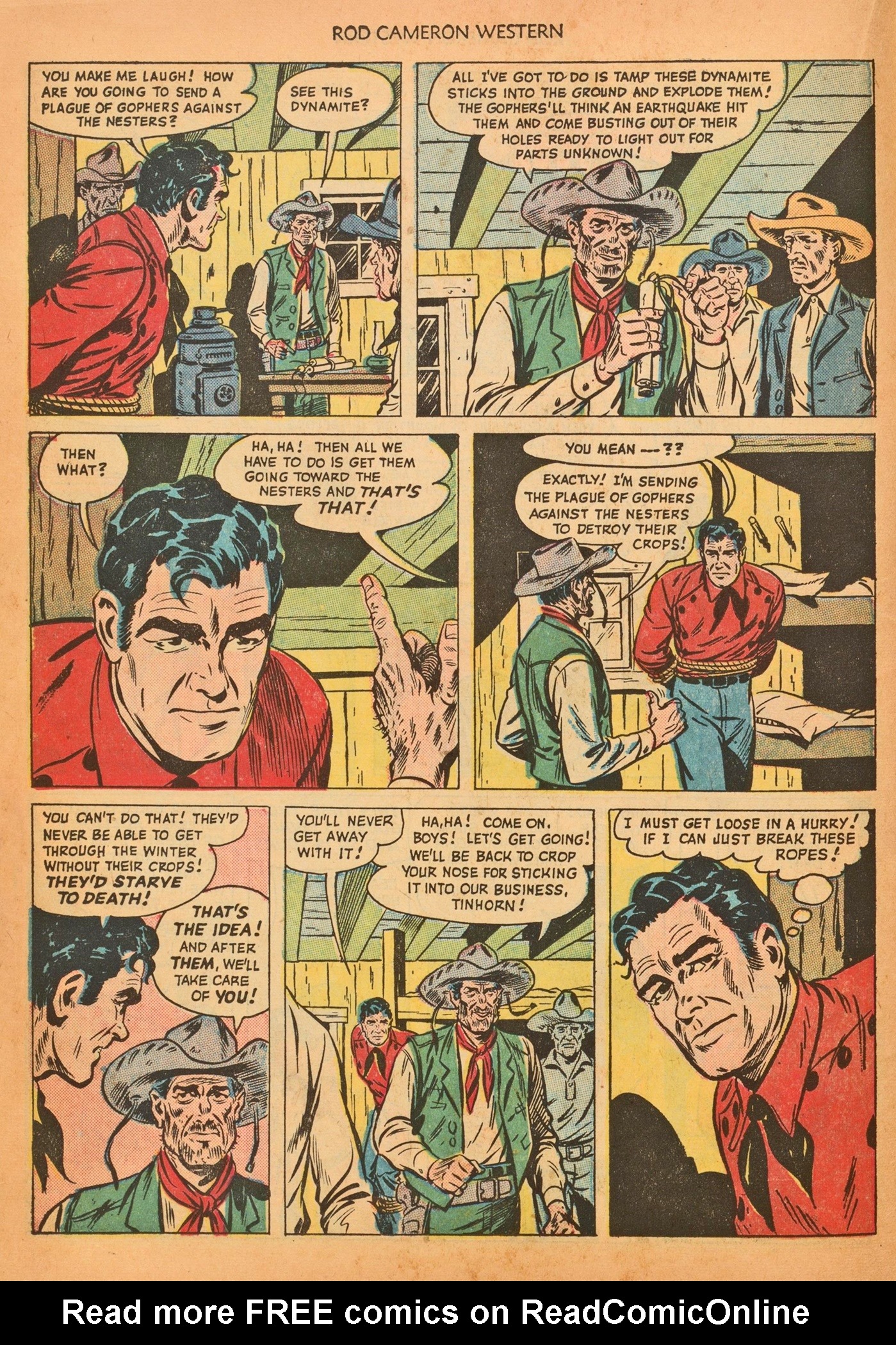 Read online Rod Cameron Western comic -  Issue #2 - 14