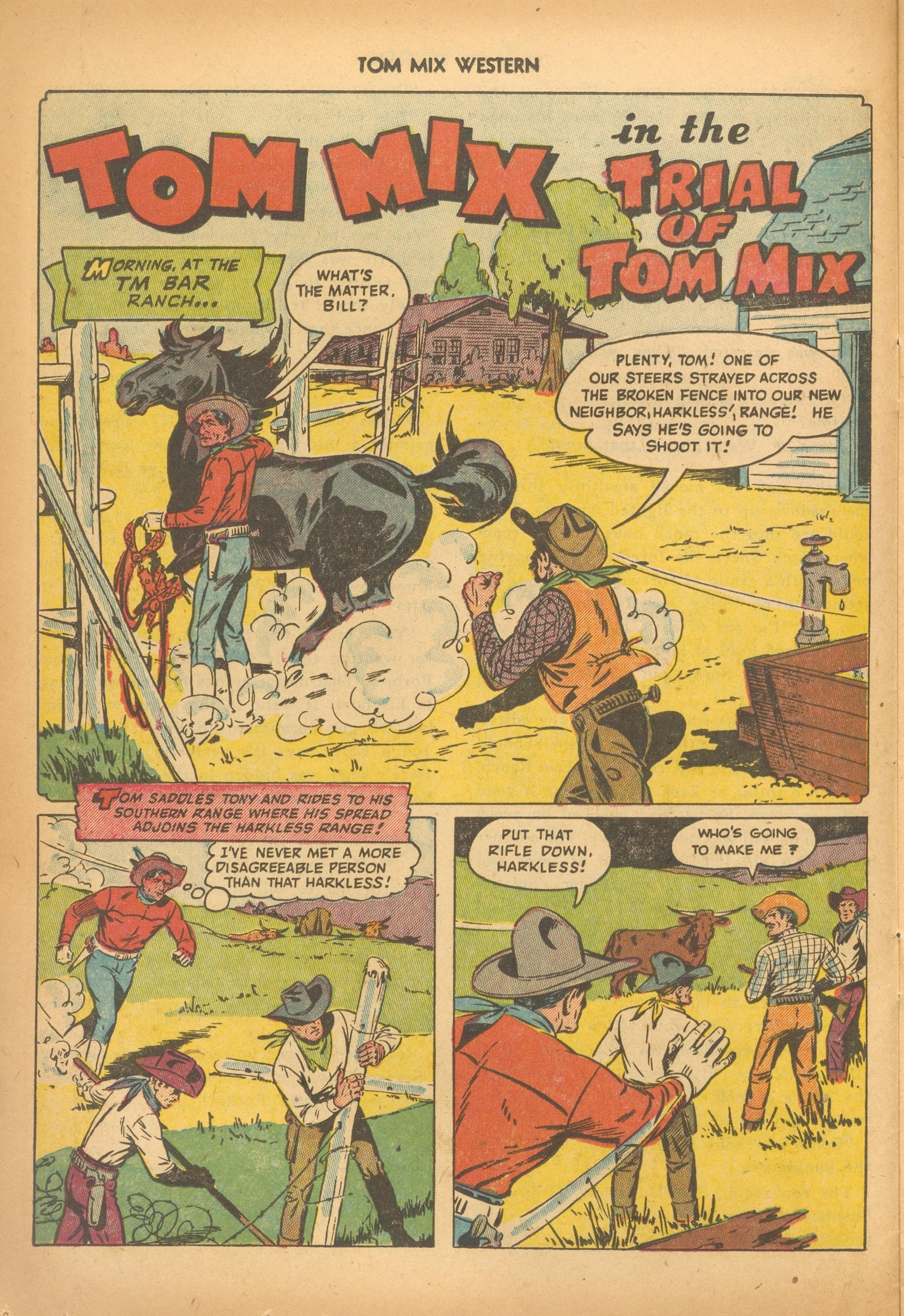 Read online Tom Mix Western (1948) comic -  Issue #56 - 14
