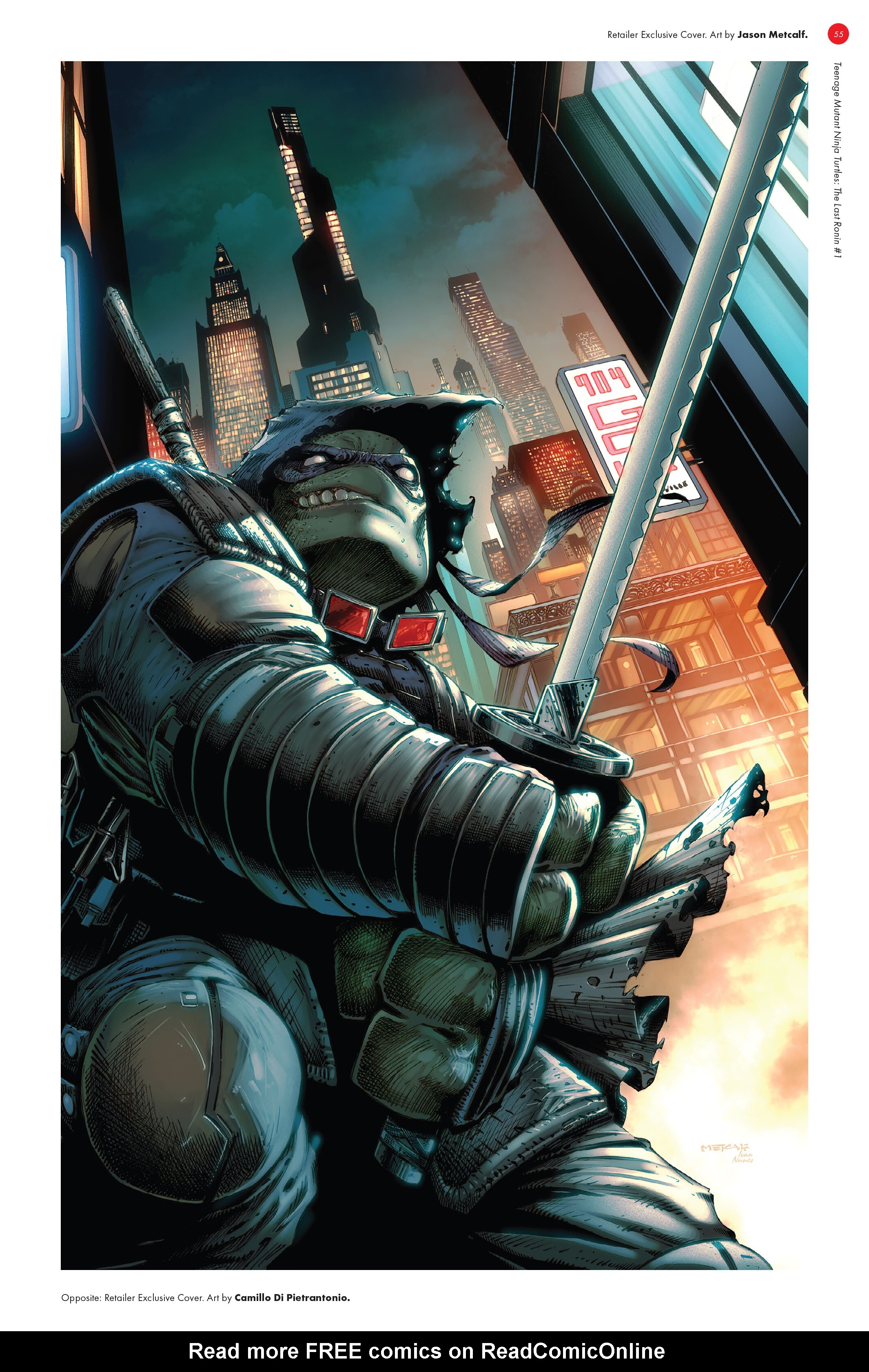 Read online Teenage Mutant Ninja Turtles: The Last Ronin - The Covers comic -  Issue # TPB (Part 1) - 53