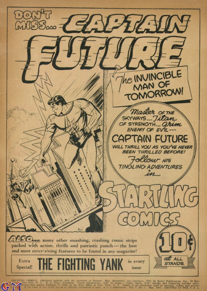 Read online Exciting Comics comic -  Issue #19 - 2