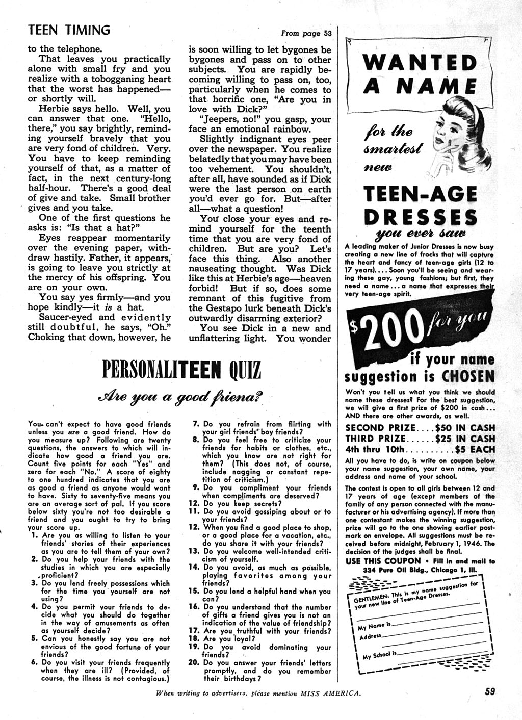 Read online Miss America Magazine comic -  Issue #15 - 67