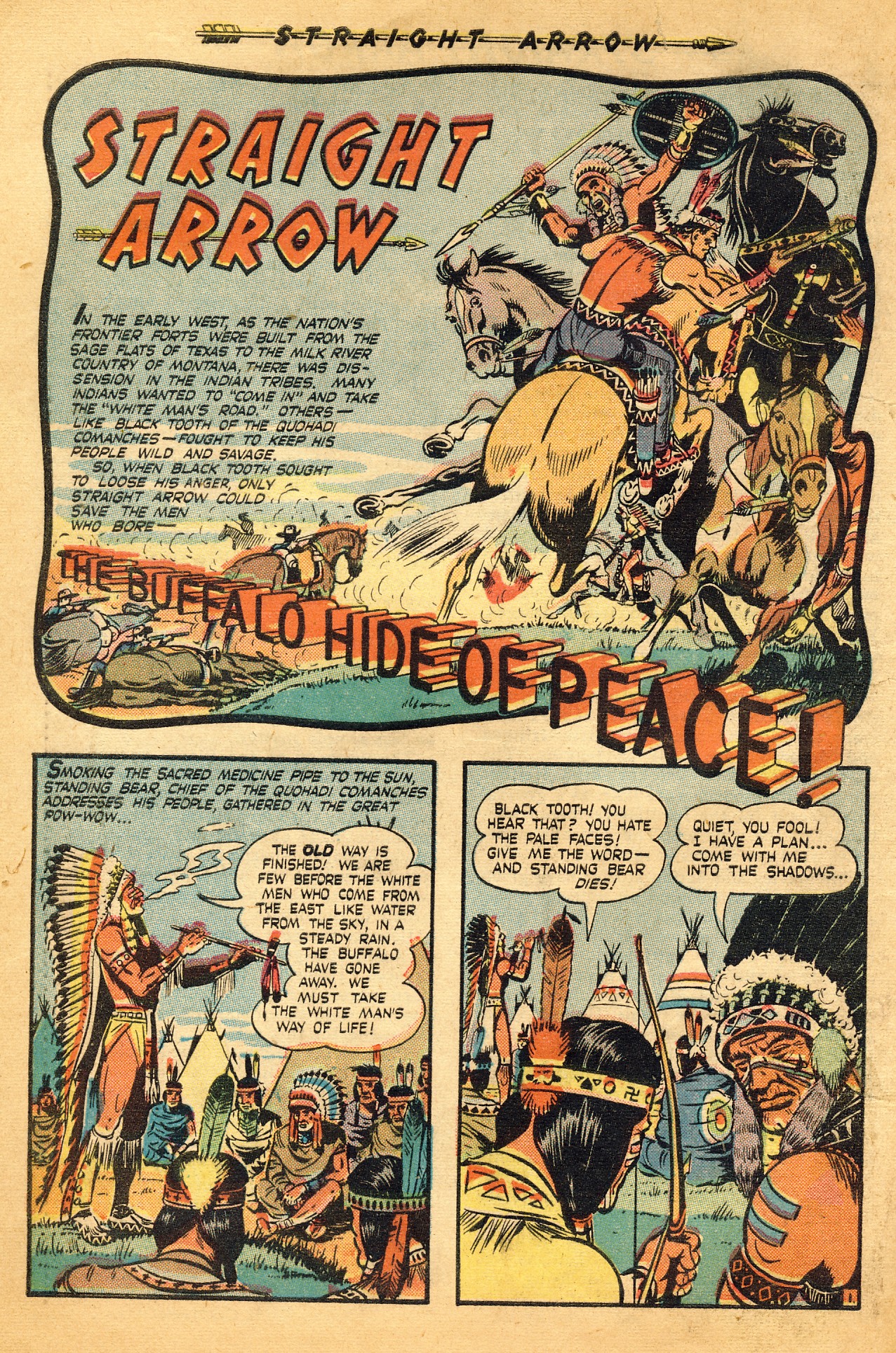 Read online Straight Arrow comic -  Issue #4 - 28