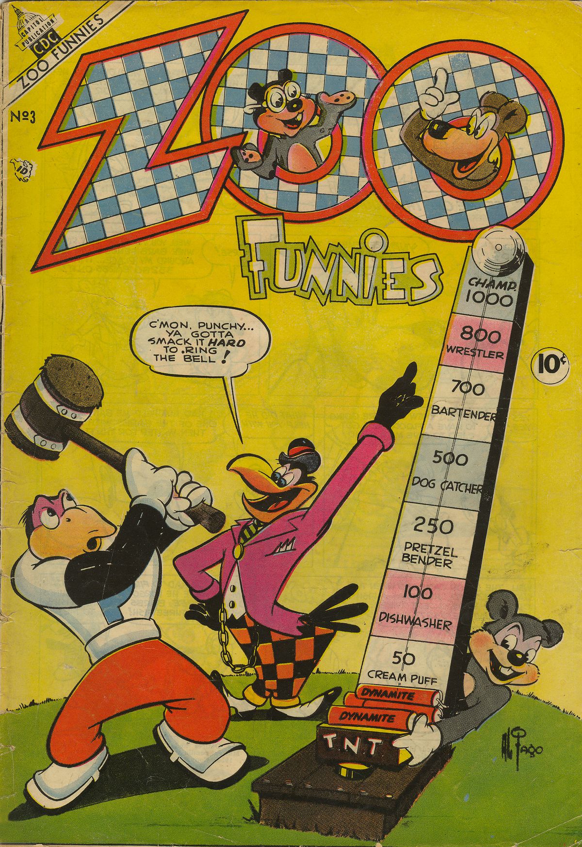 Read online Zoo Funnies comic -  Issue #3 - 1