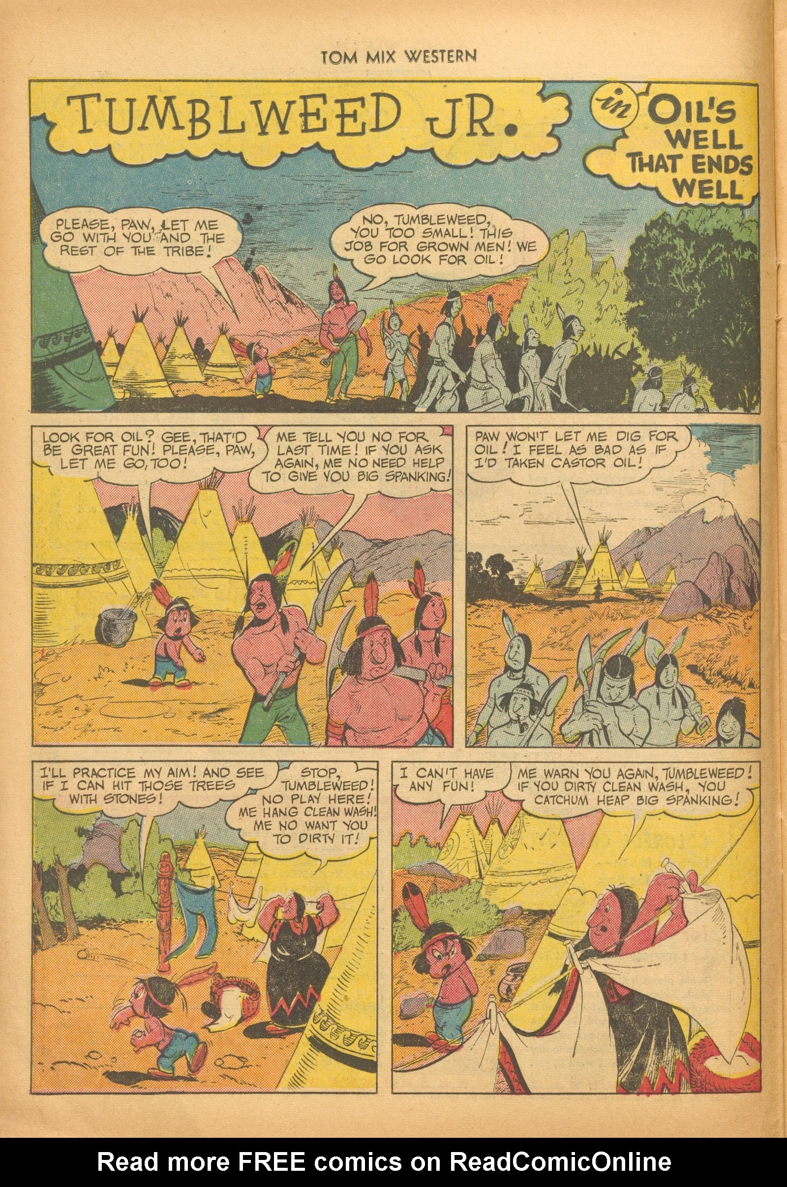 Read online Tom Mix Western (1948) comic -  Issue #33 - 14