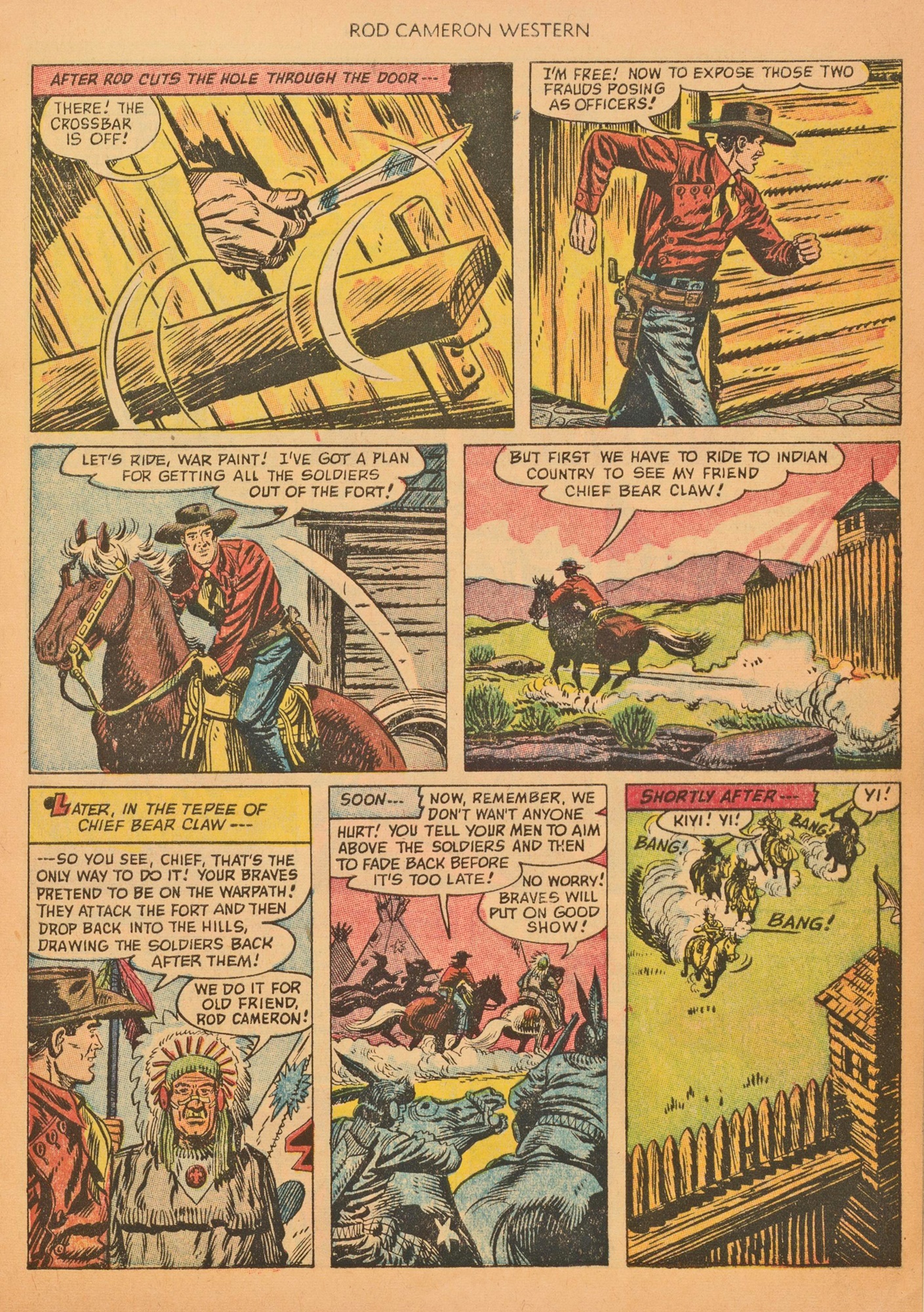 Read online Rod Cameron Western comic -  Issue #20 - 9