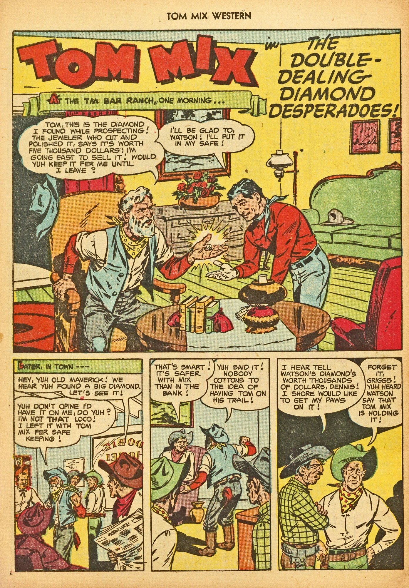 Read online Tom Mix Western (1948) comic -  Issue #59 - 28