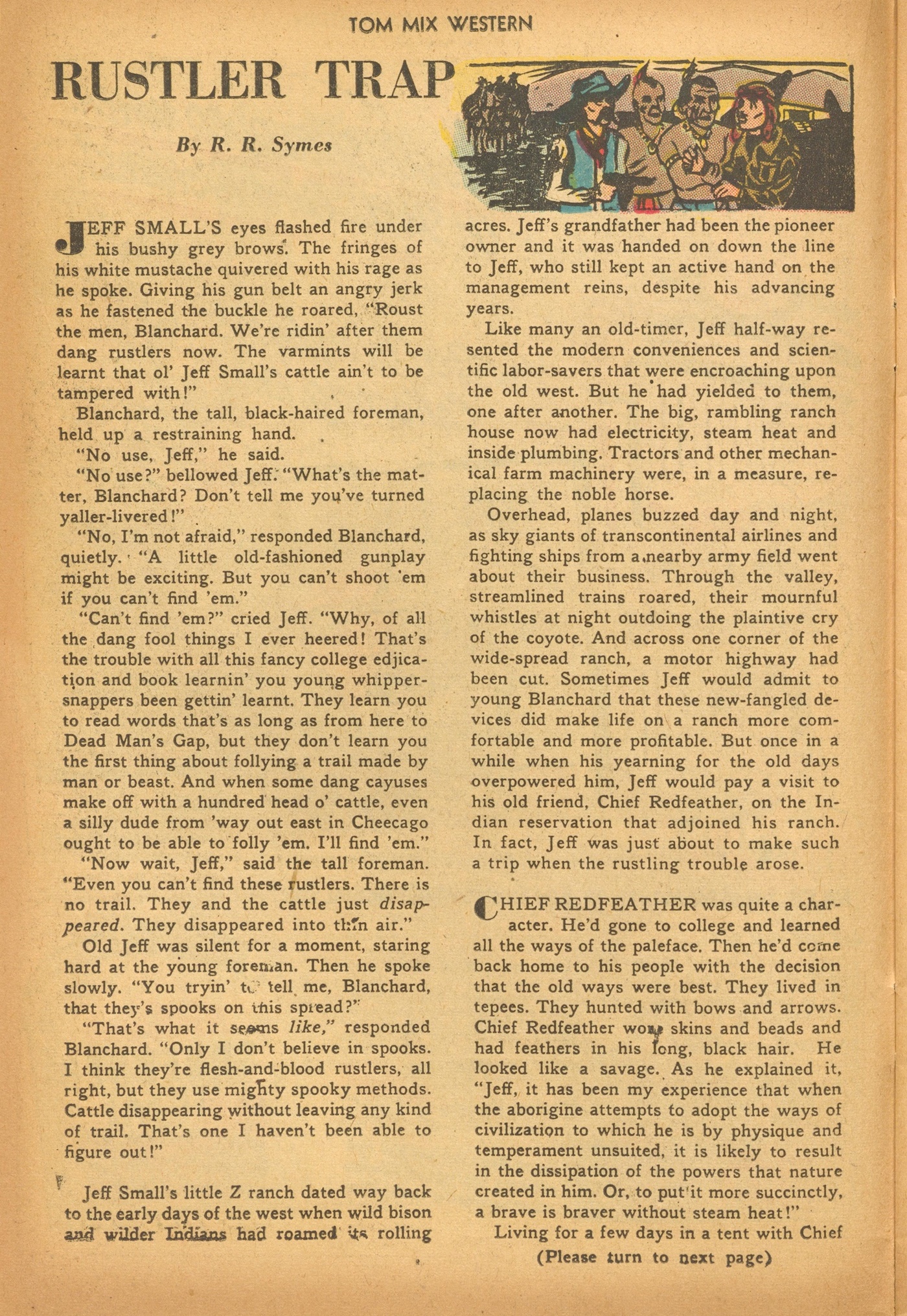 Read online Tom Mix Western (1948) comic -  Issue #6 - 14