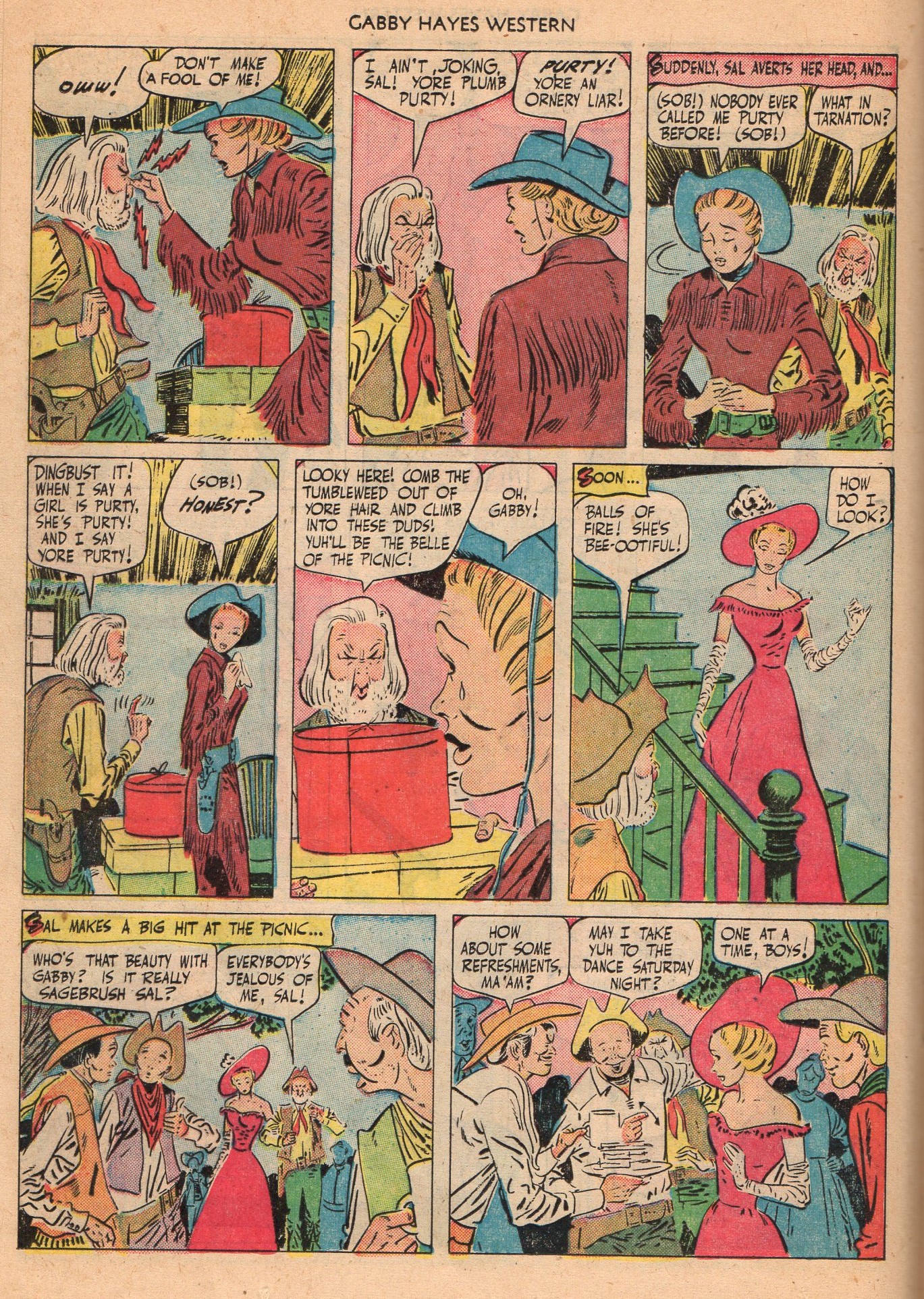Read online Gabby Hayes Western comic -  Issue #21 - 24