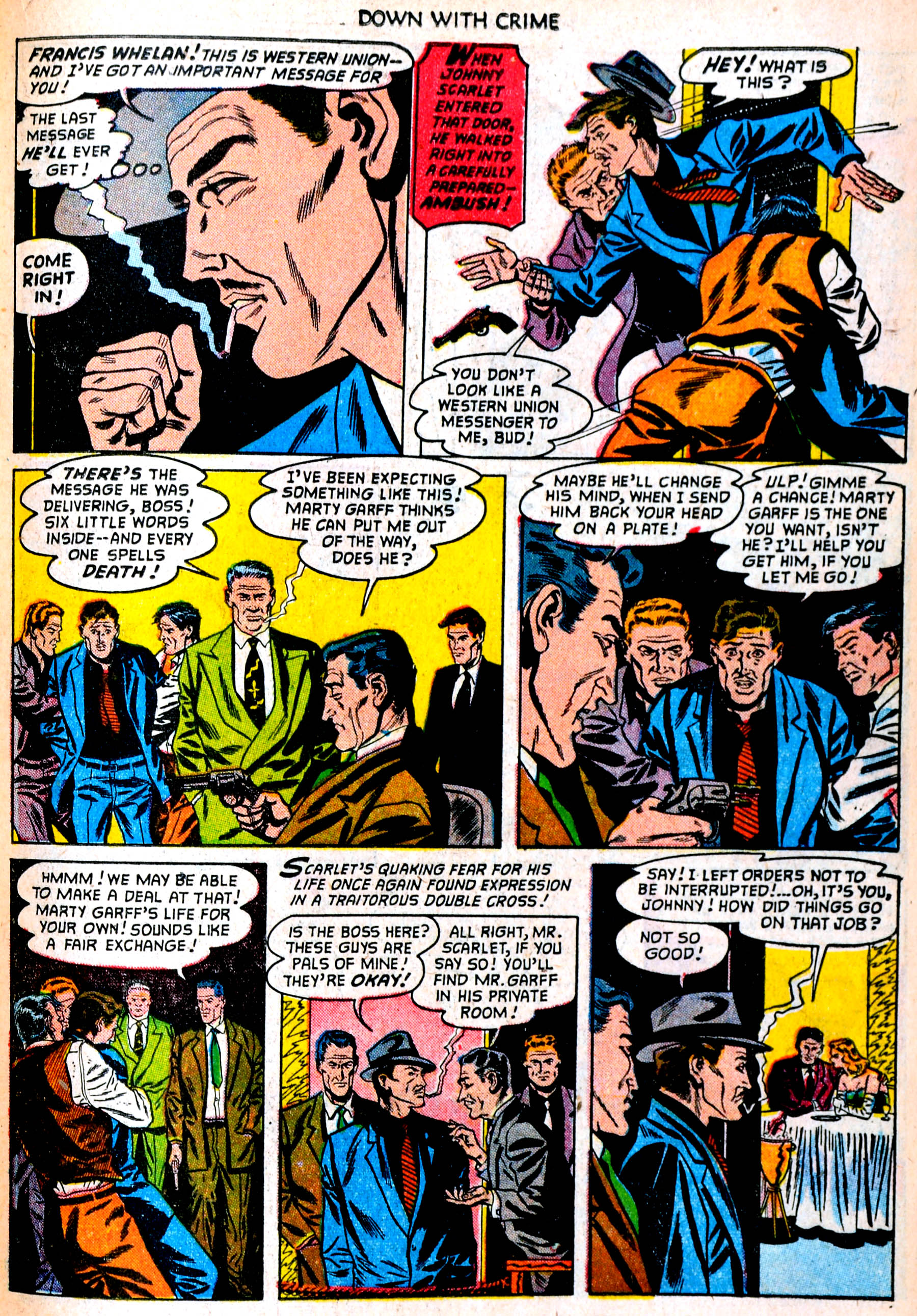 Read online Down With Crime comic -  Issue #6 - 19