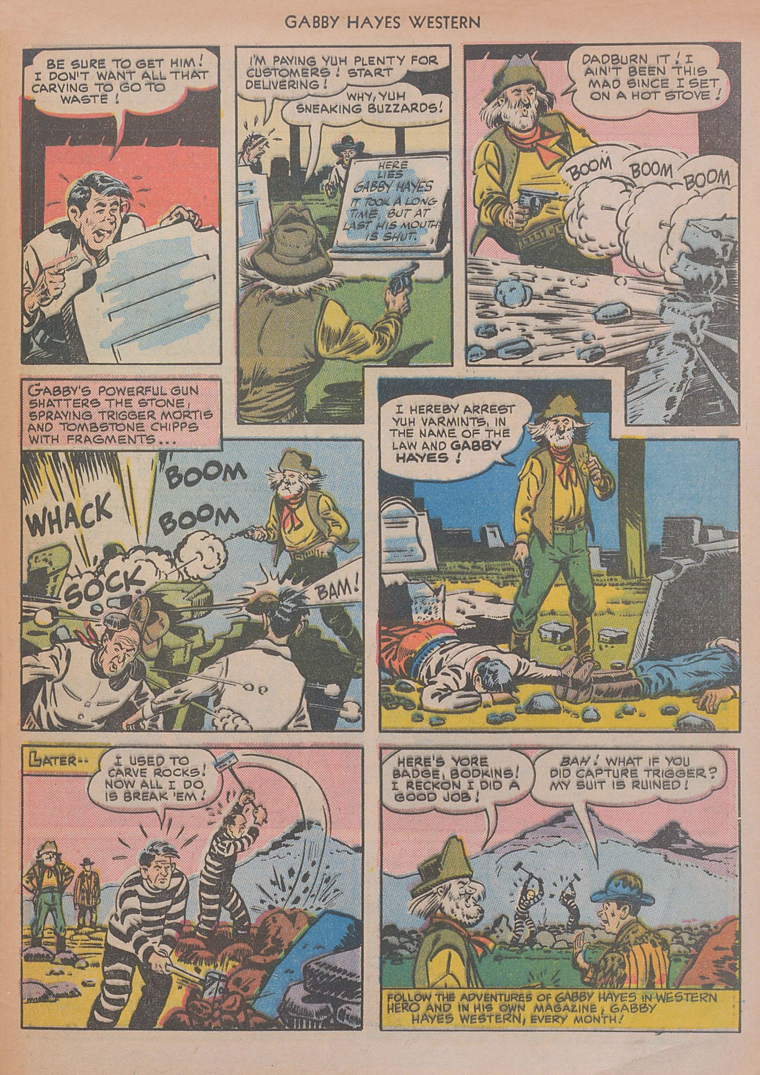 Read online Gabby Hayes Western comic -  Issue #20 - 49