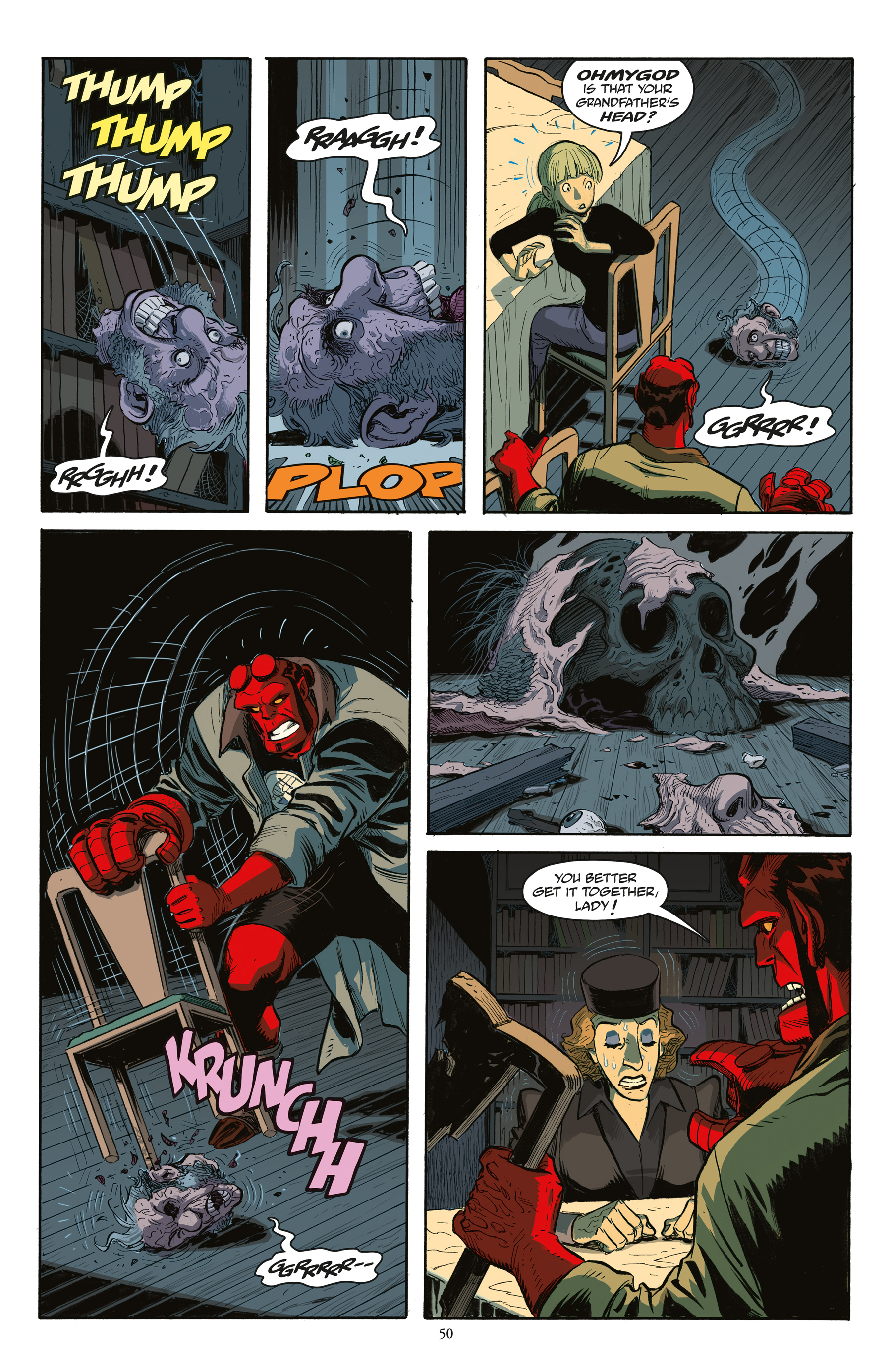 Read online Hellboy and the B.P.R.D.: The Secret of Chesbro House & Others comic -  Issue # TPB (Part 1) - 50