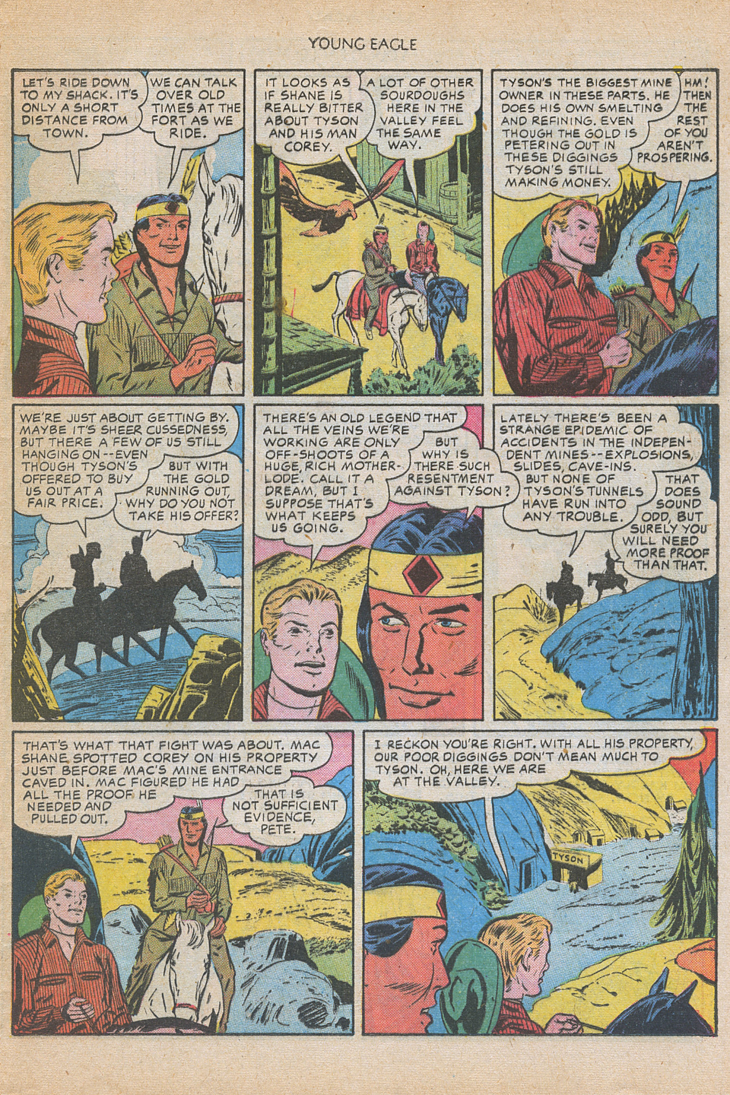 Read online Young Eagle comic -  Issue #5 - 25