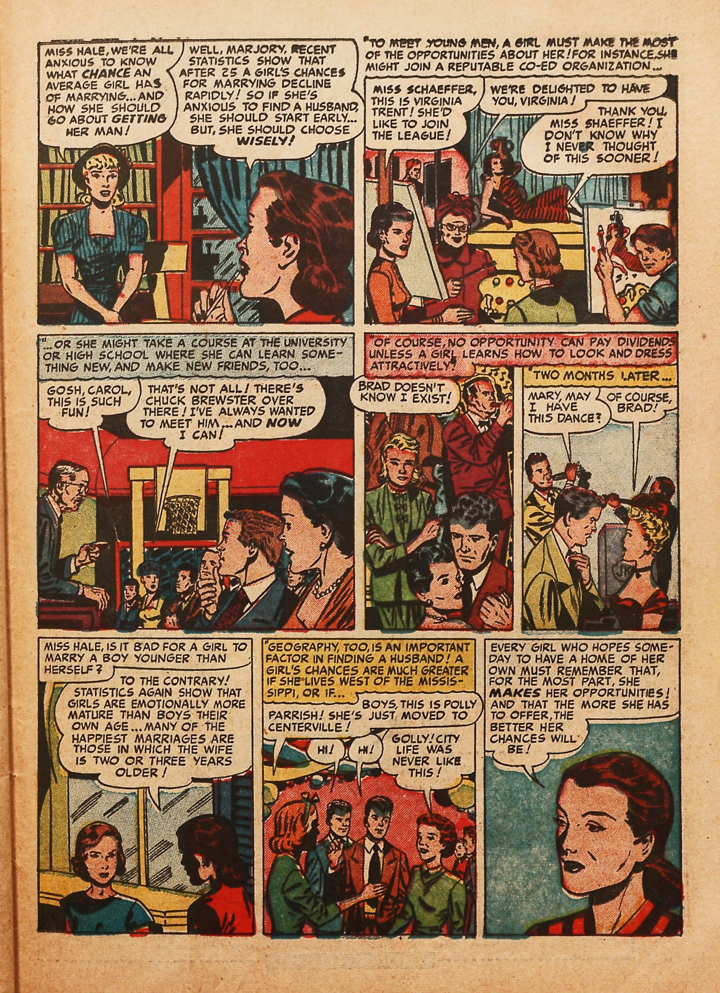 Read online Young Love (1949) comic -  Issue #7 - 39