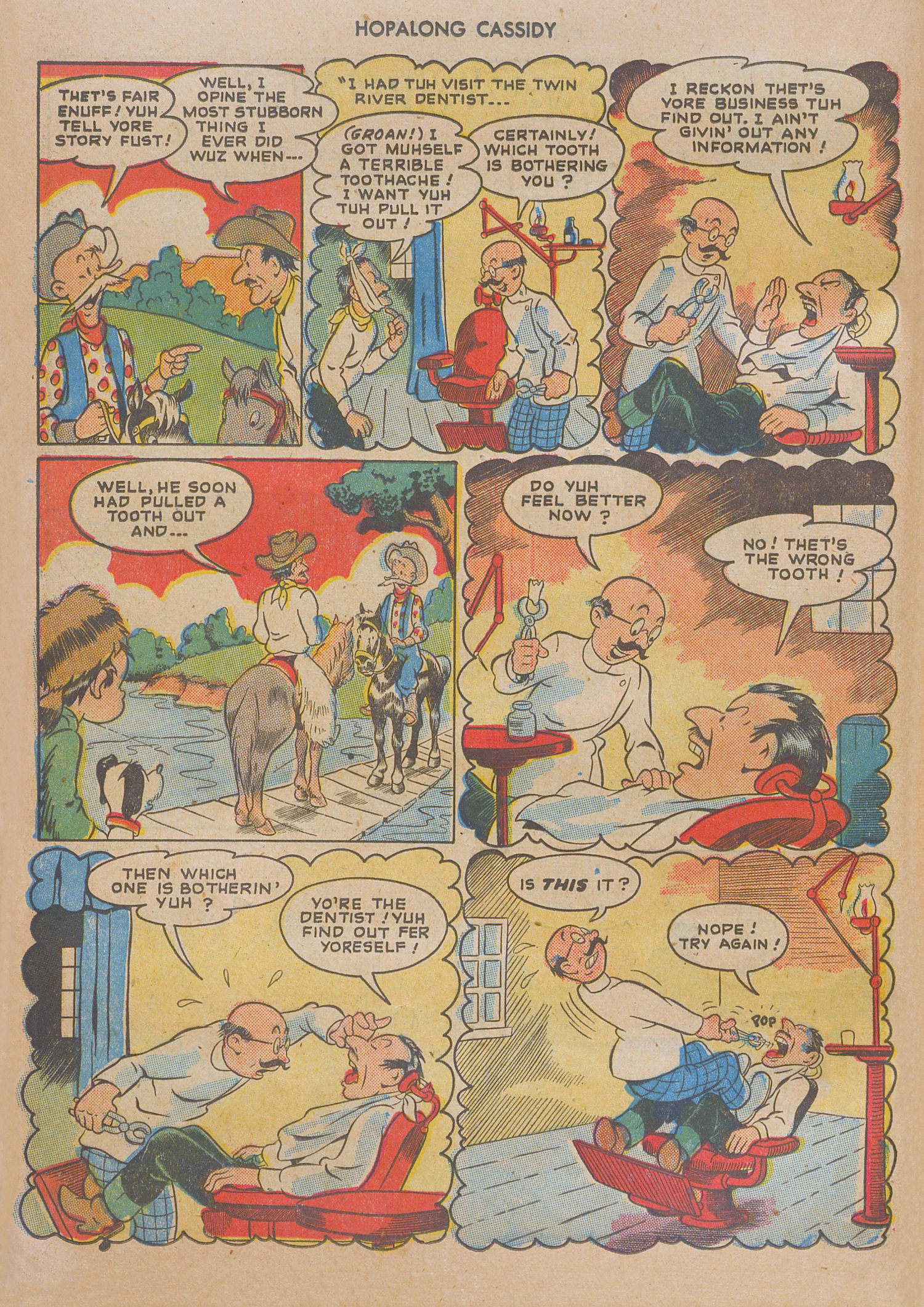 Read online Hopalong Cassidy comic -  Issue #25 - 38