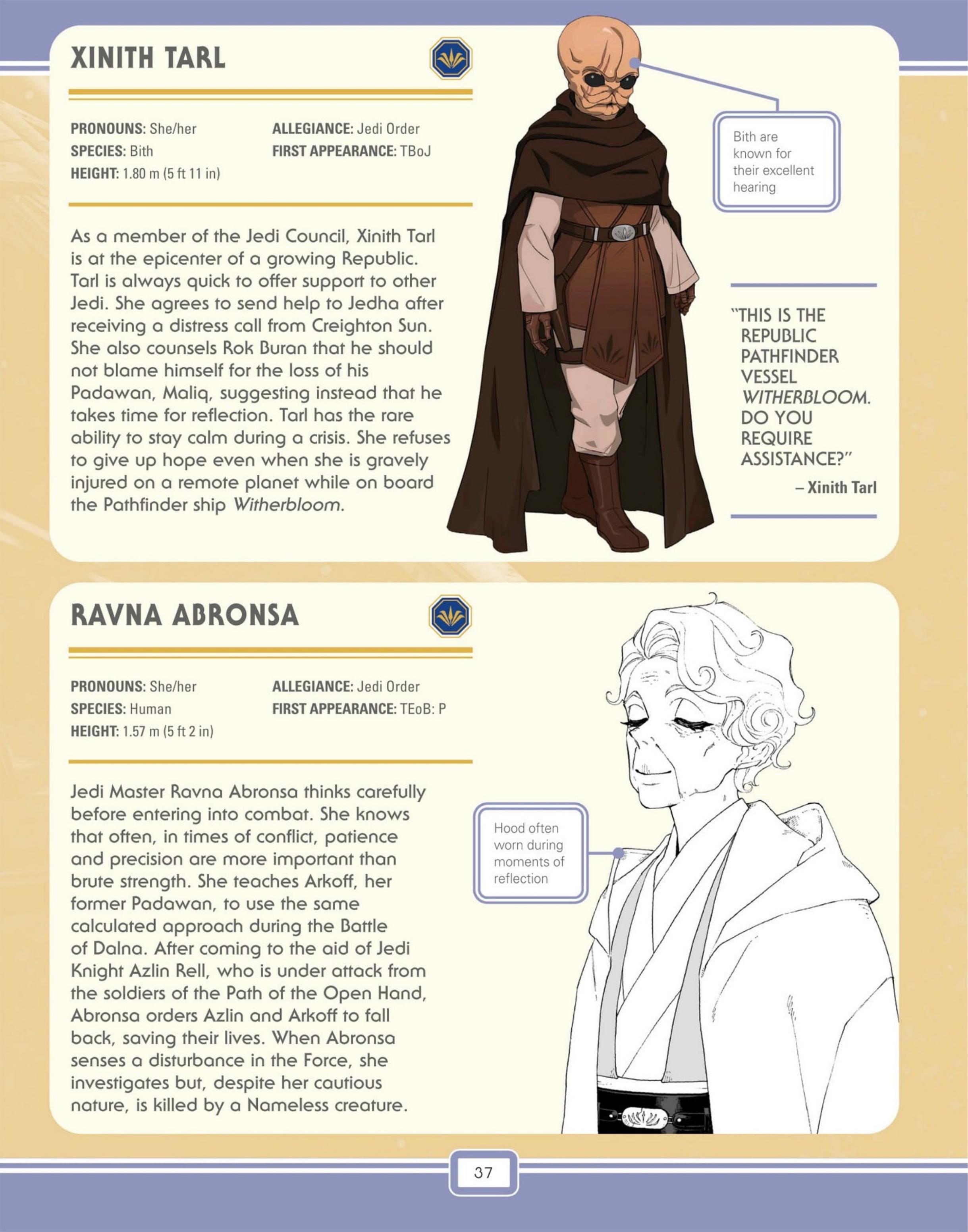 Read online Star Wars: The High Republic Character Encyclopedia comic -  Issue # TPB (Part 1) - 39