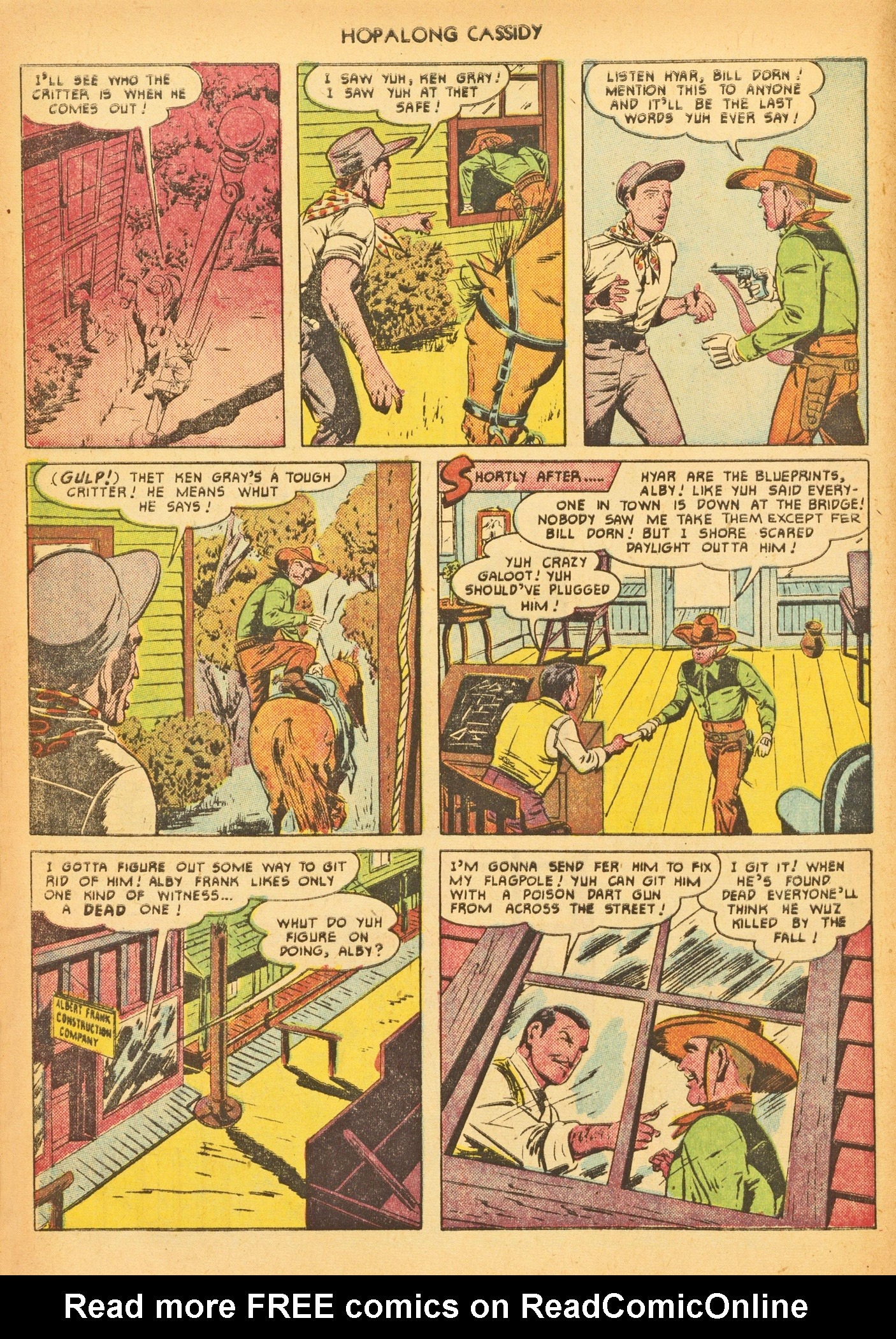 Read online Hopalong Cassidy comic -  Issue #54 - 20