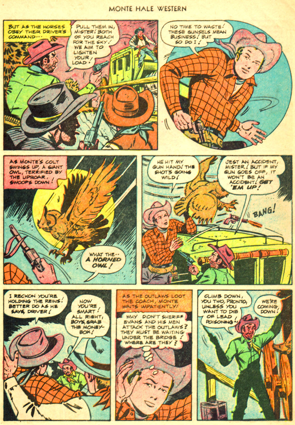 Read online Monte Hale Western comic -  Issue #61 - 7