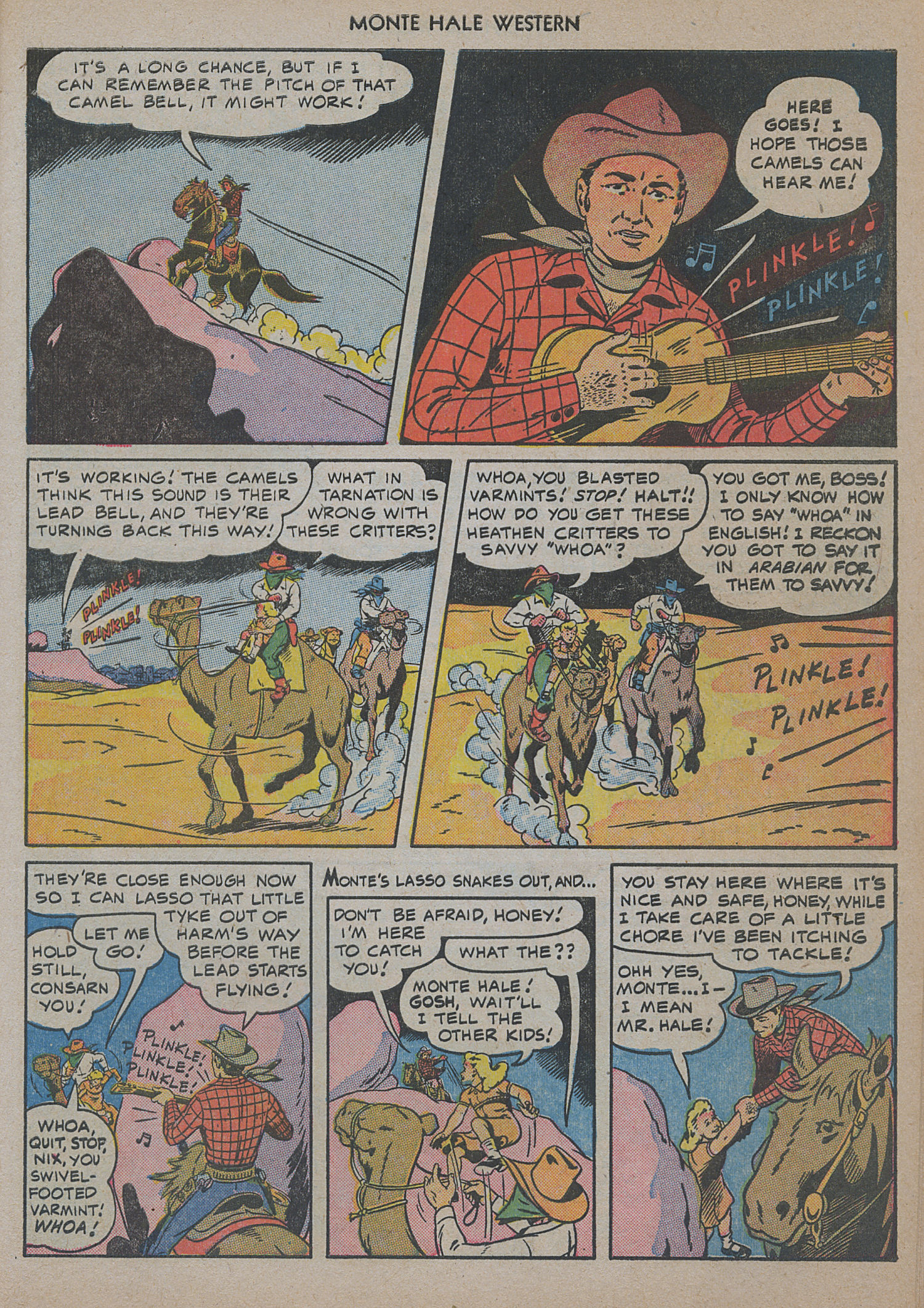 Read online Monte Hale Western comic -  Issue #48 - 31