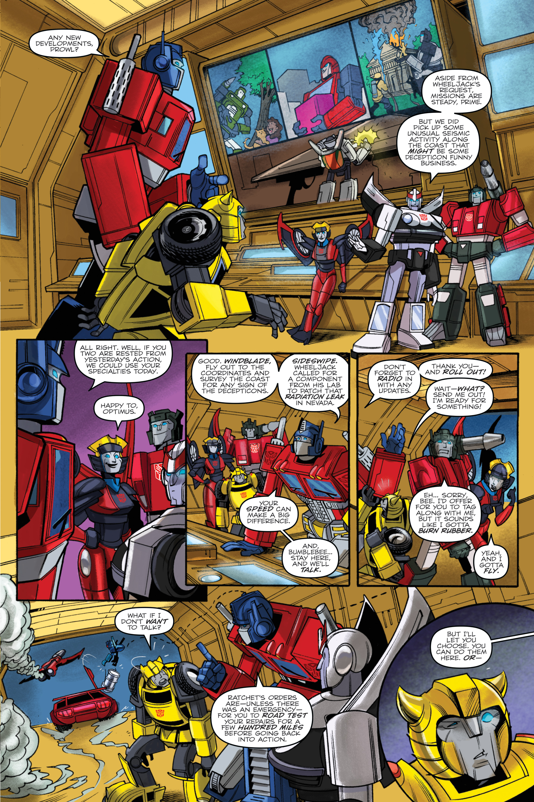 Read online Transformers: Bumblebee - Win If You Dare comic -  Issue # TPB - 10