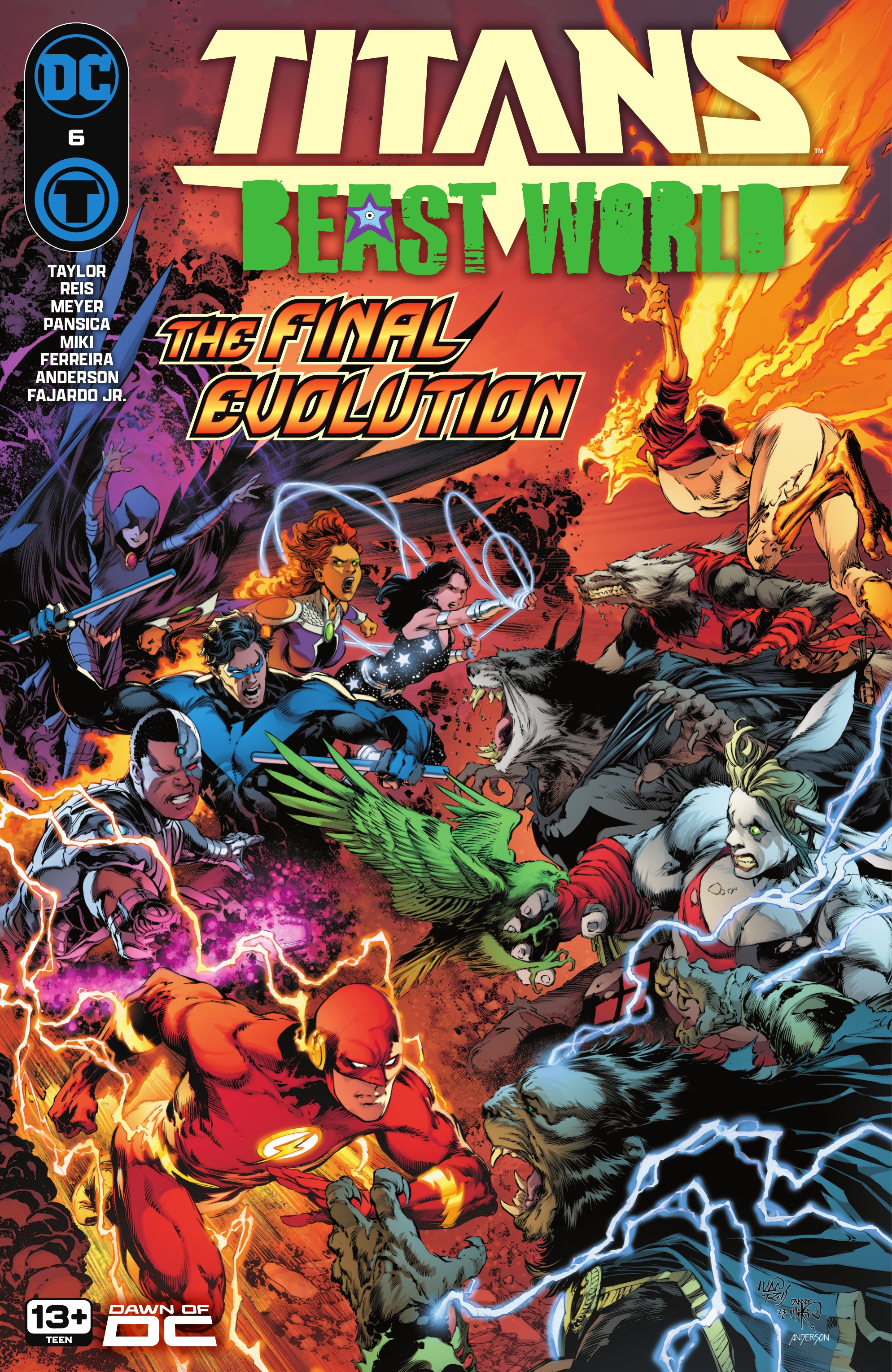 Read online Titans: Beast World comic -  Issue #6 - 1