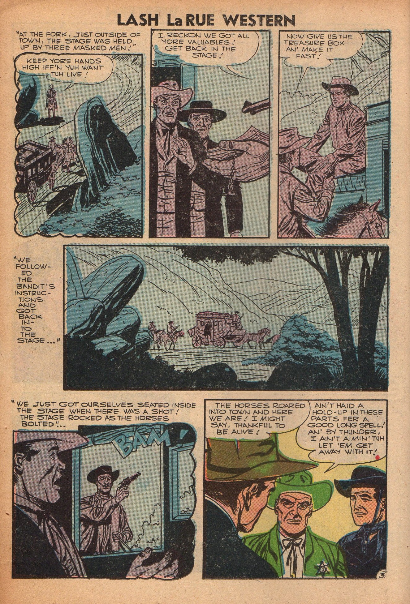 Read online Lash Larue Western (1949) comic -  Issue #61 - 14