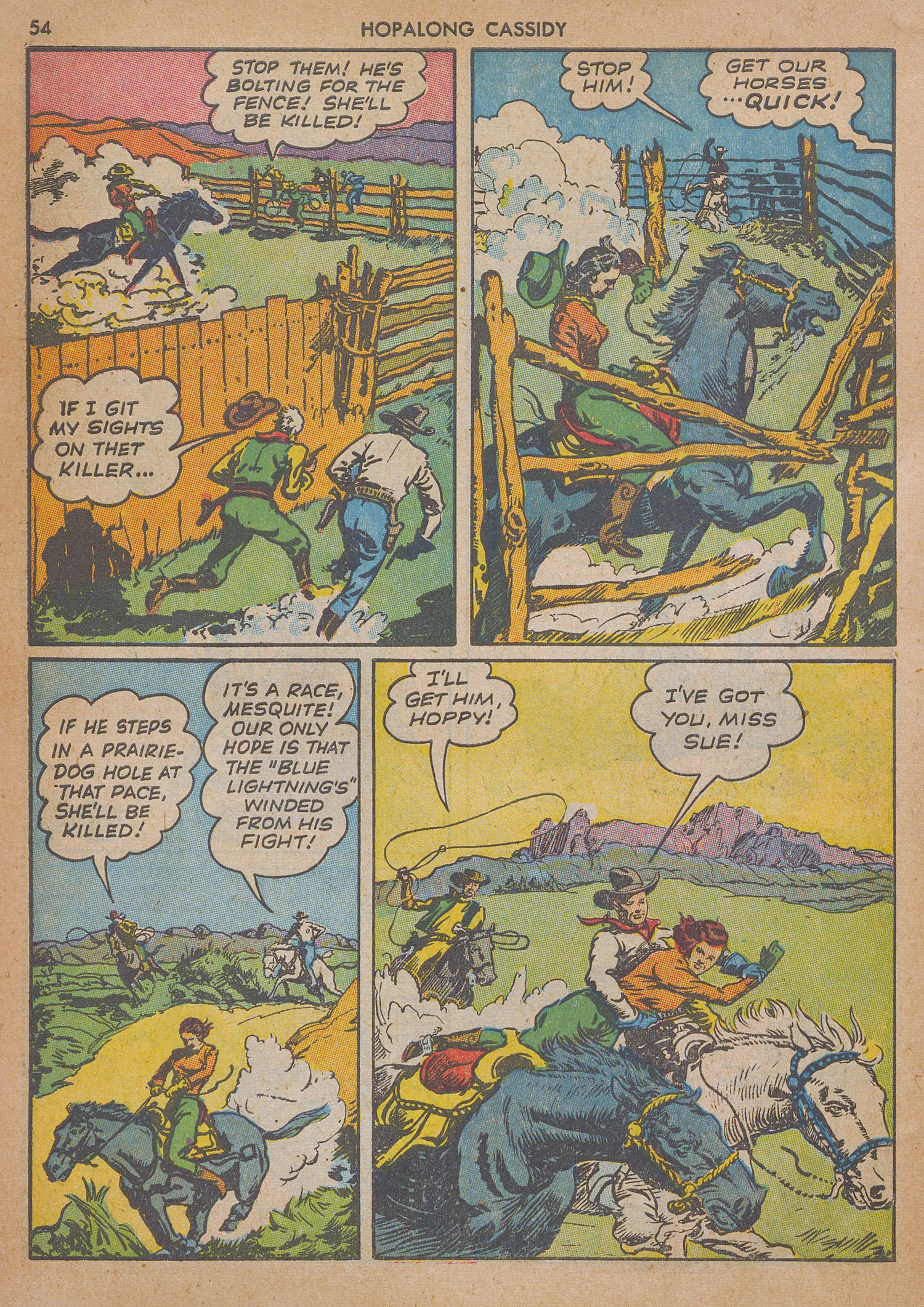Read online Hopalong Cassidy comic -  Issue #1 - 53