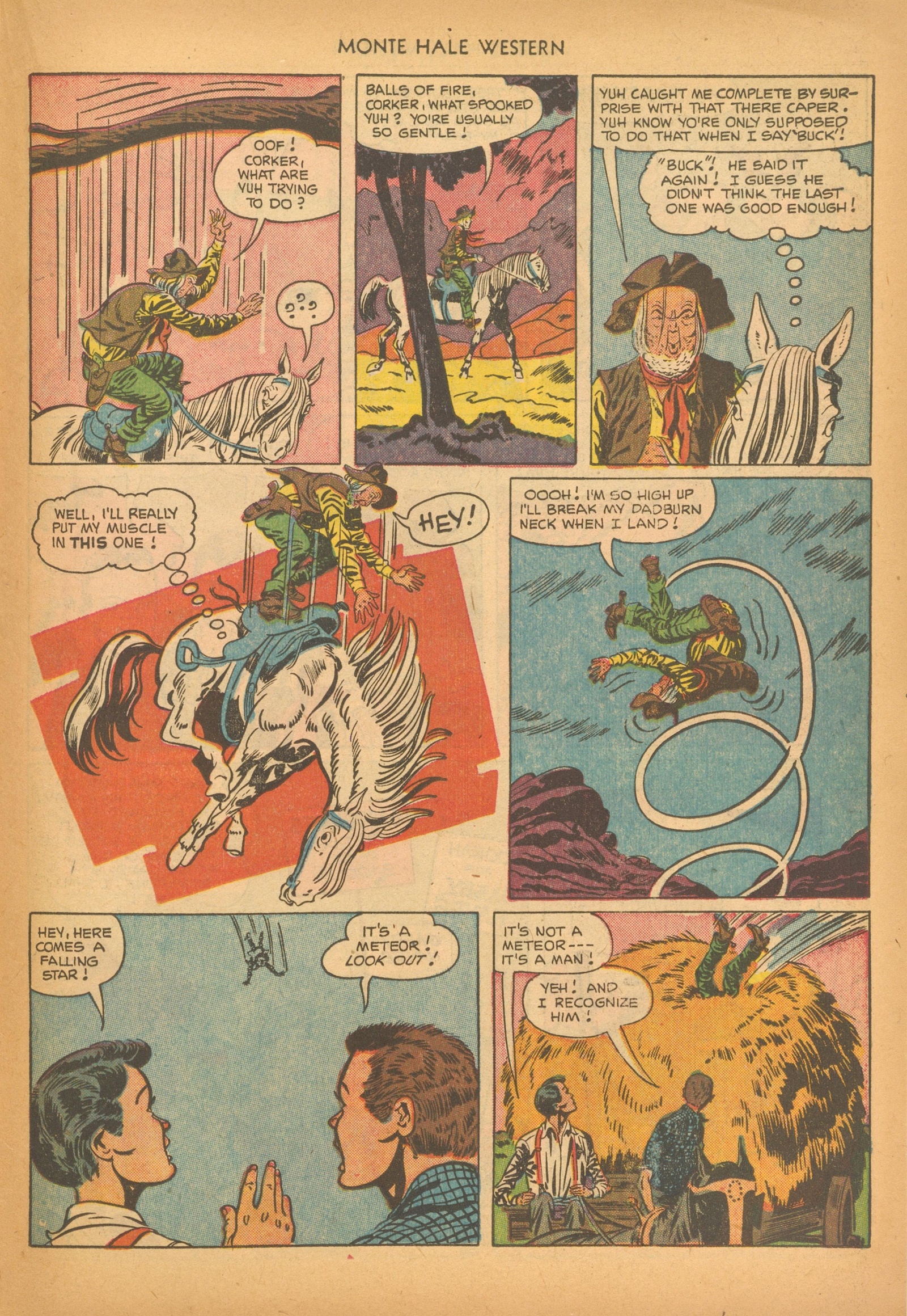 Read online Monte Hale Western comic -  Issue #74 - 23