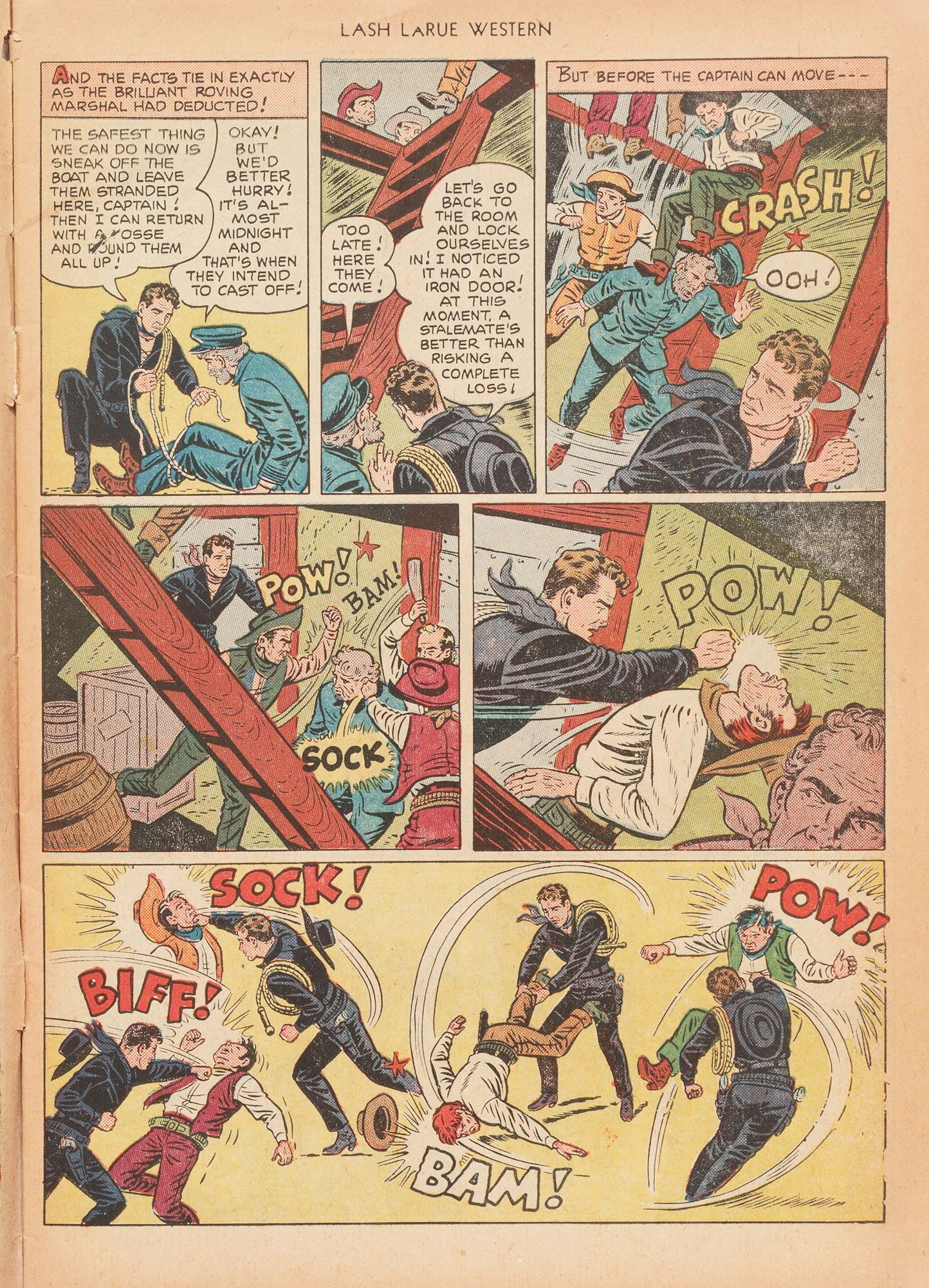 Read online Lash Larue Western (1949) comic -  Issue #15 - 7