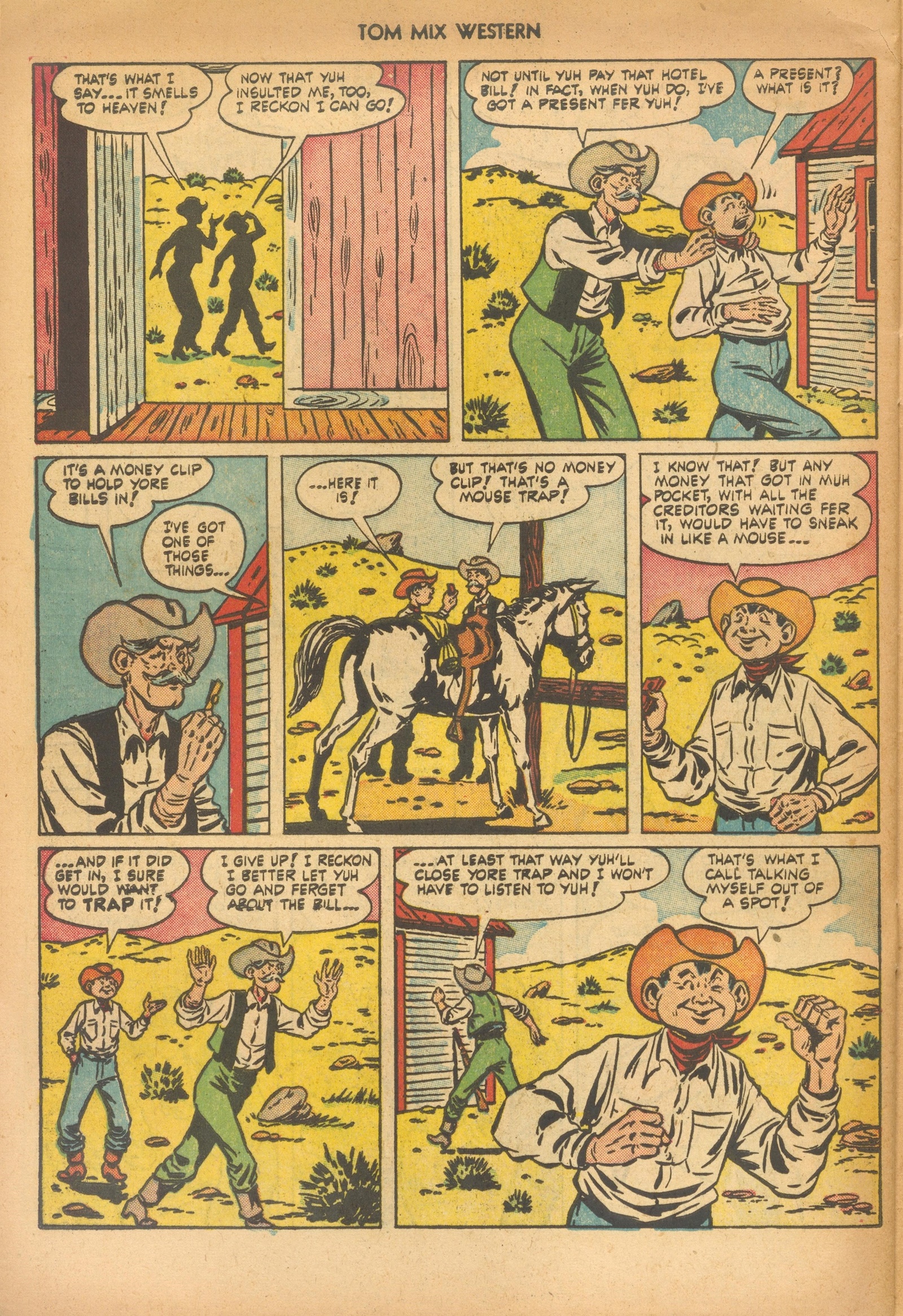 Read online Tom Mix Western (1948) comic -  Issue #57 - 28
