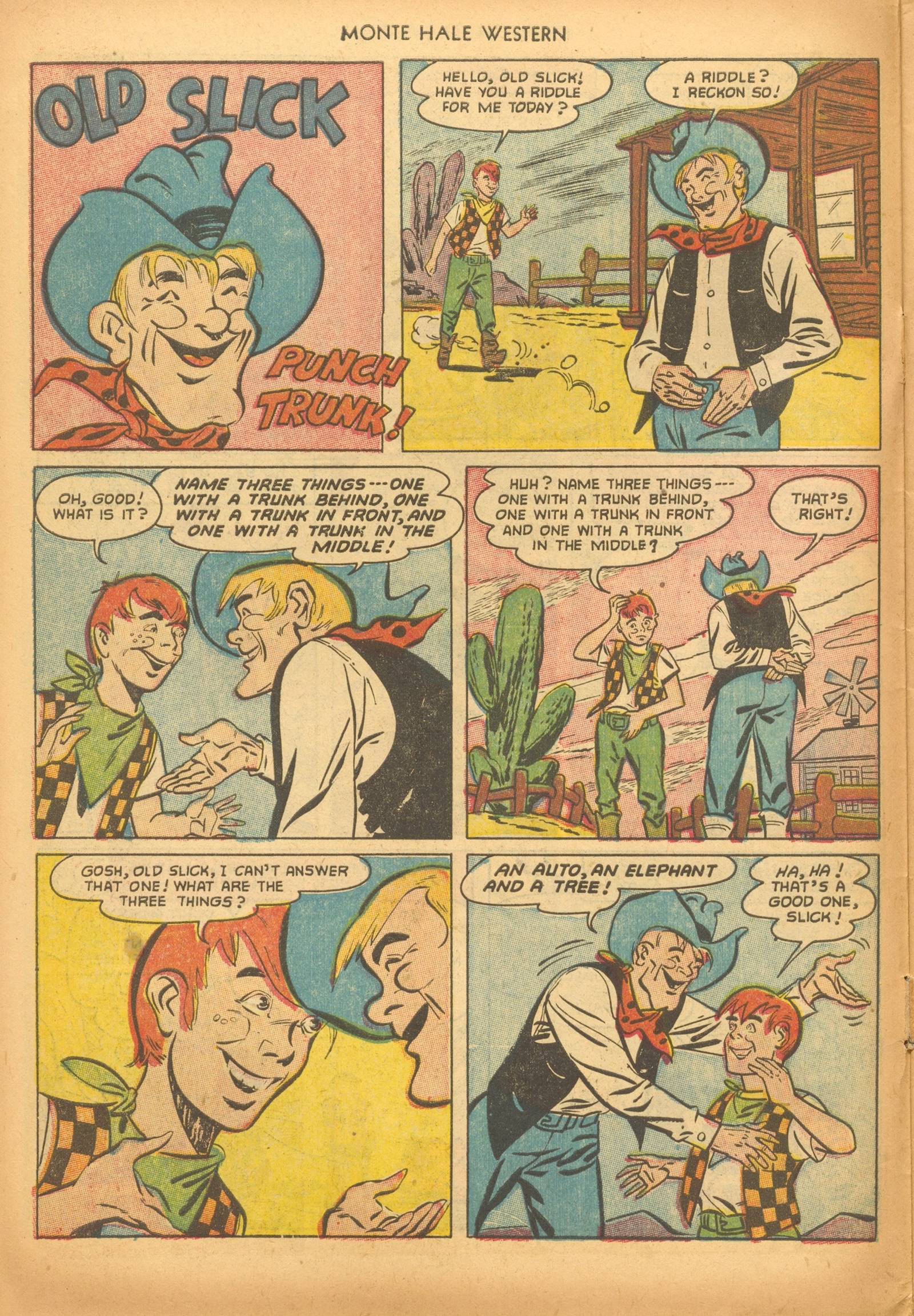 Read online Monte Hale Western comic -  Issue #79 - 10
