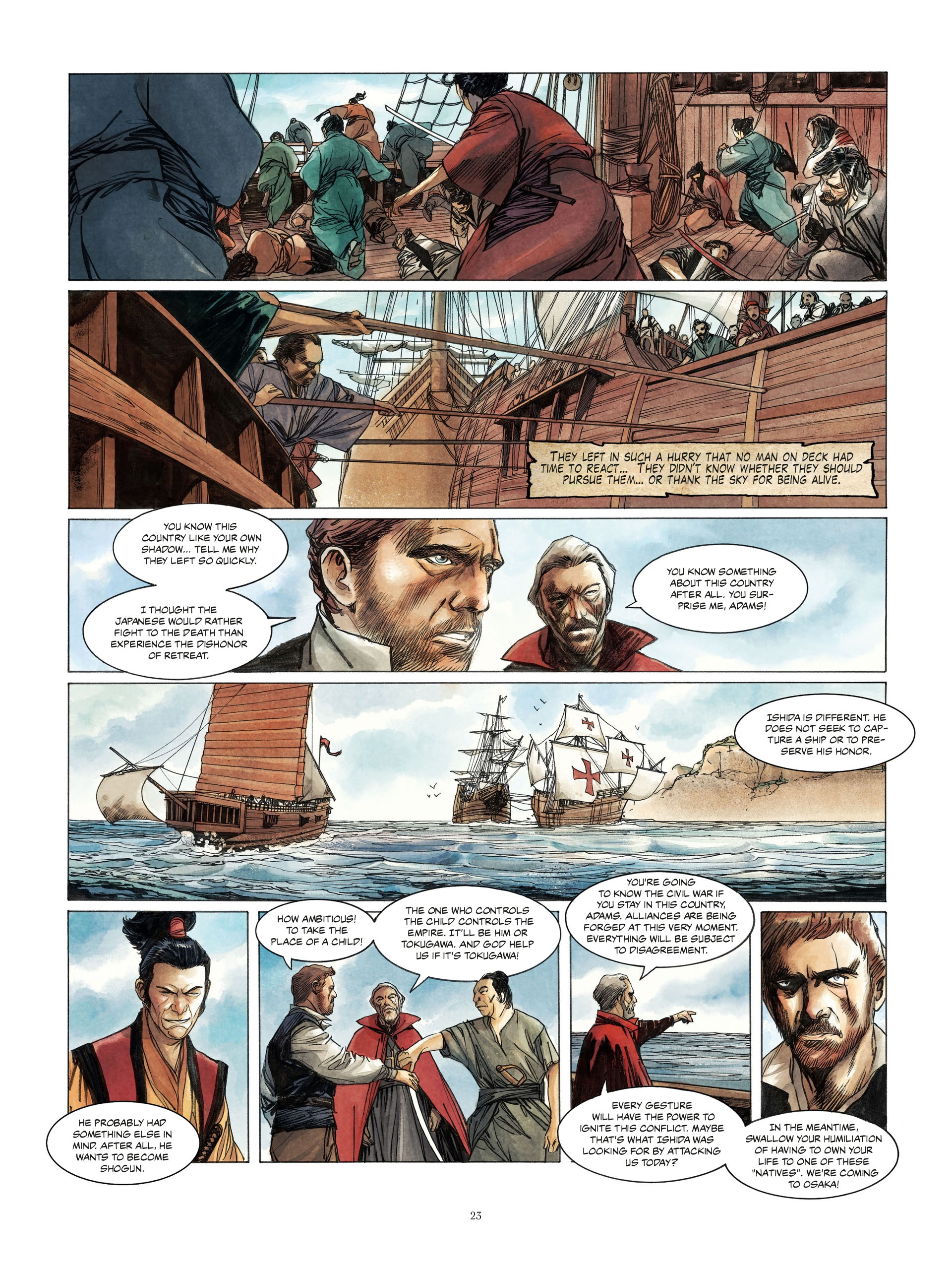 Read online William Adams, Samuraj comic -  Issue #1 - 23