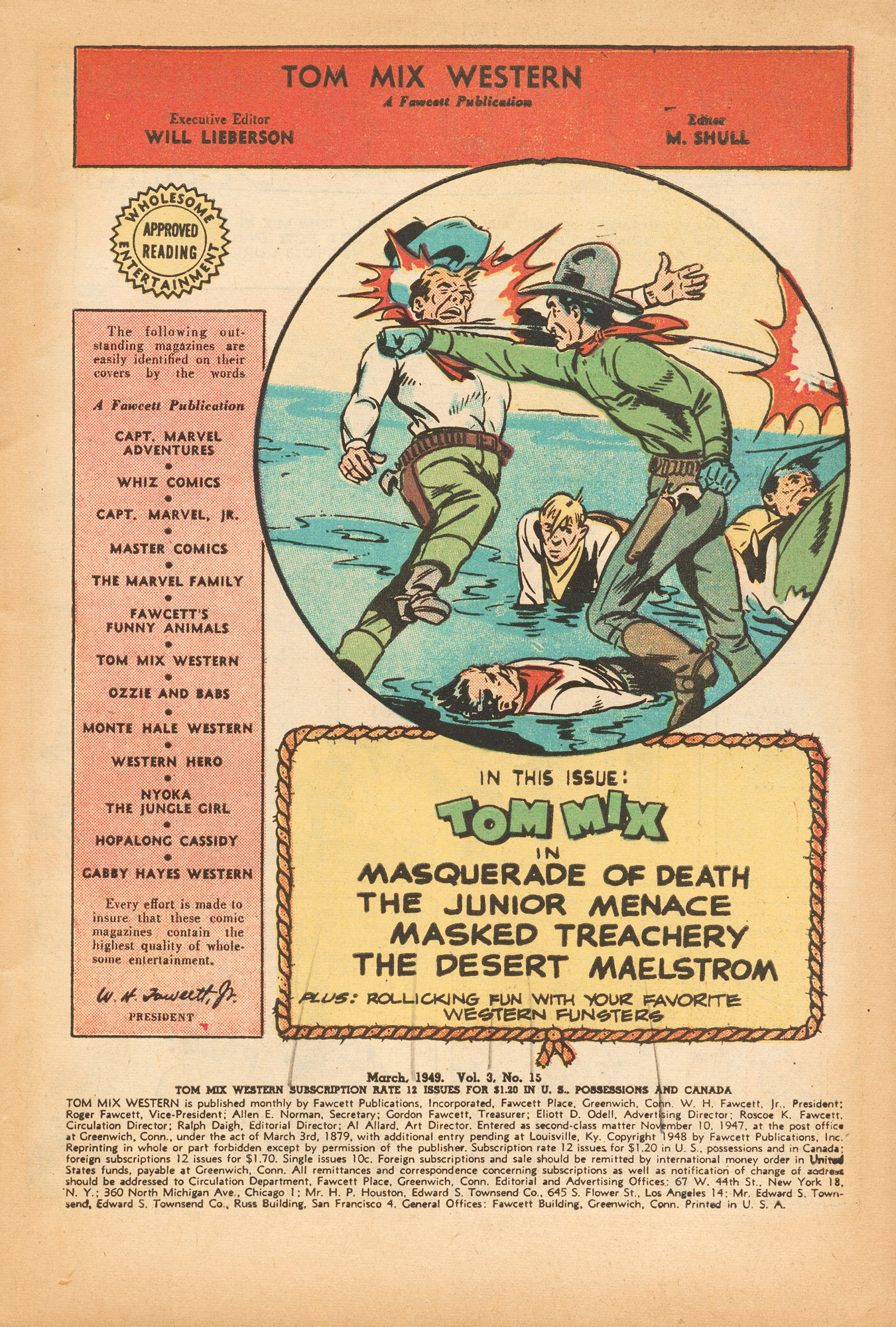 Read online Tom Mix Western (1948) comic -  Issue #15 - 3