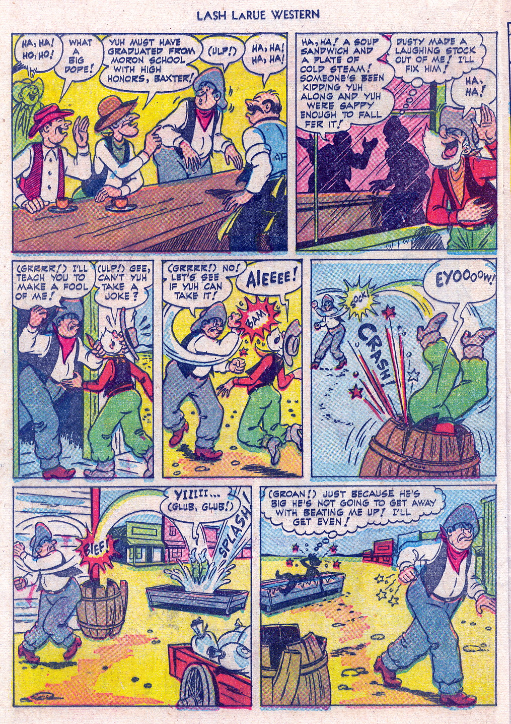 Read online Lash Larue Western (1949) comic -  Issue #45 - 20