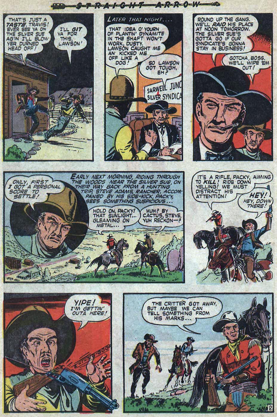 Read online Straight Arrow comic -  Issue #6 - 13