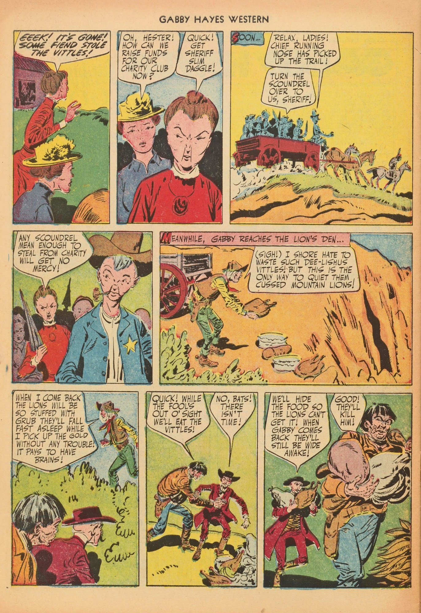 Read online Gabby Hayes Western comic -  Issue #27 - 28