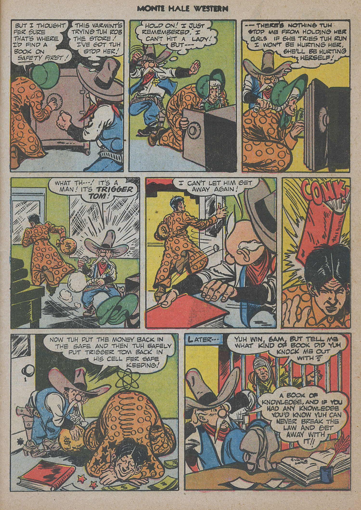 Read online Monte Hale Western comic -  Issue #48 - 39