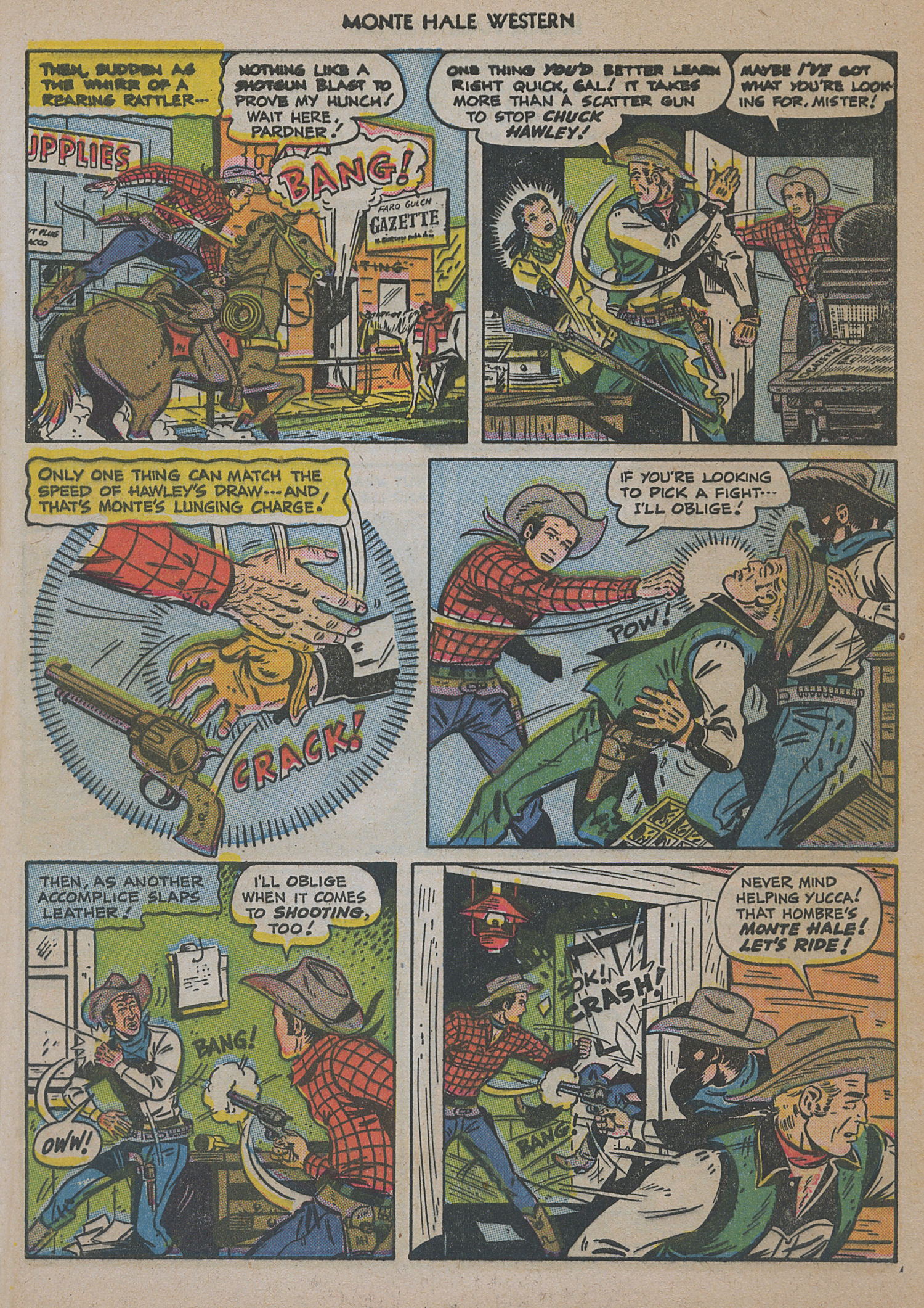 Read online Monte Hale Western comic -  Issue #48 - 5
